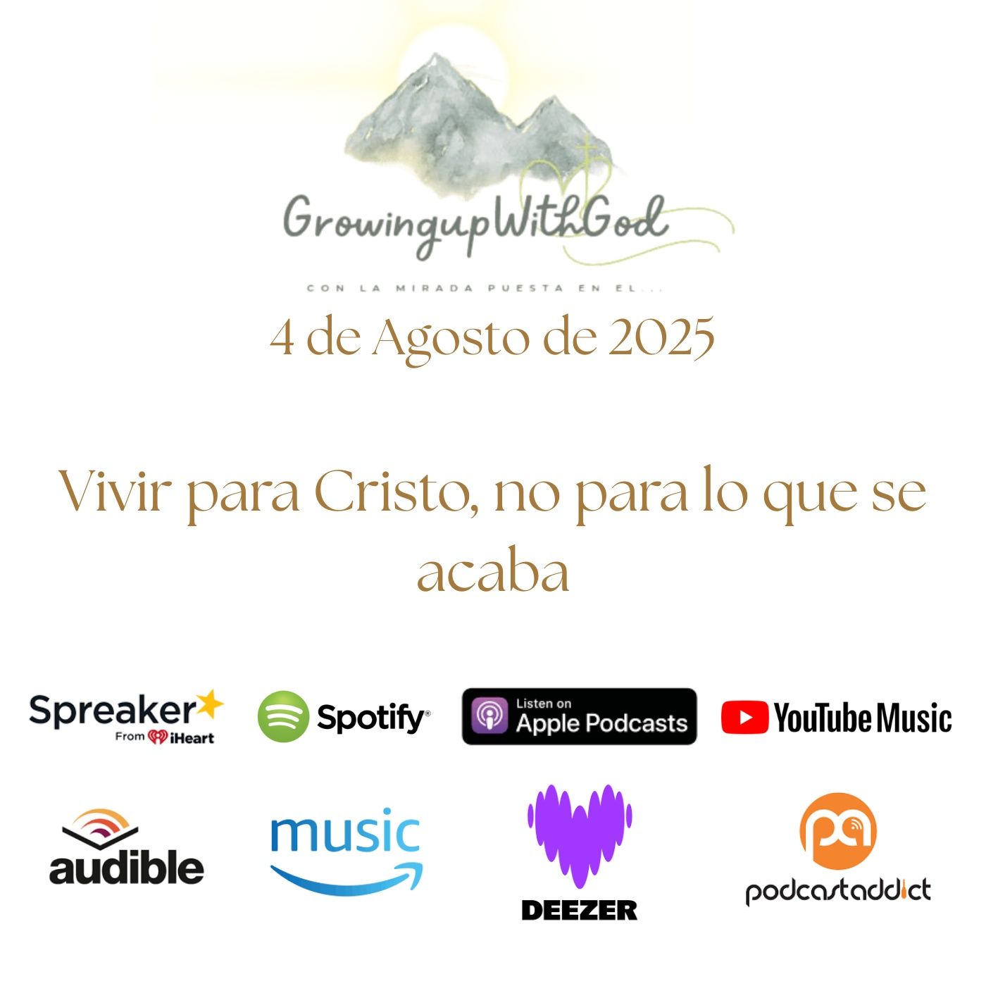 Growing Up With God (Creciendo Con Dios)