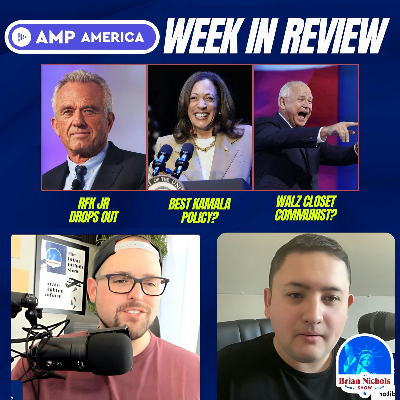 891: Kamala's Joy & RFK Jr's Exit | Week in Review - podcast episode cover