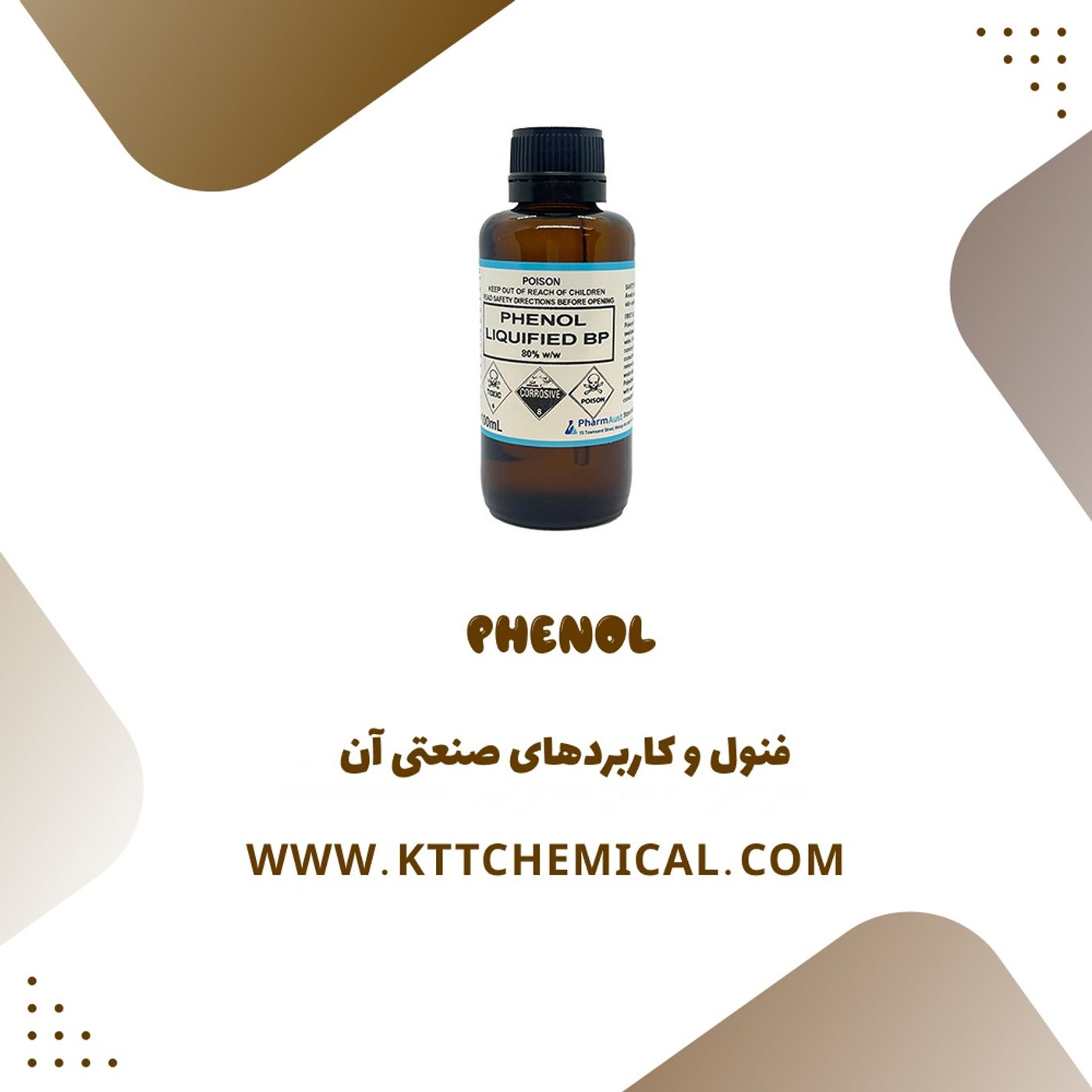 خواص شیمیایی فنول
