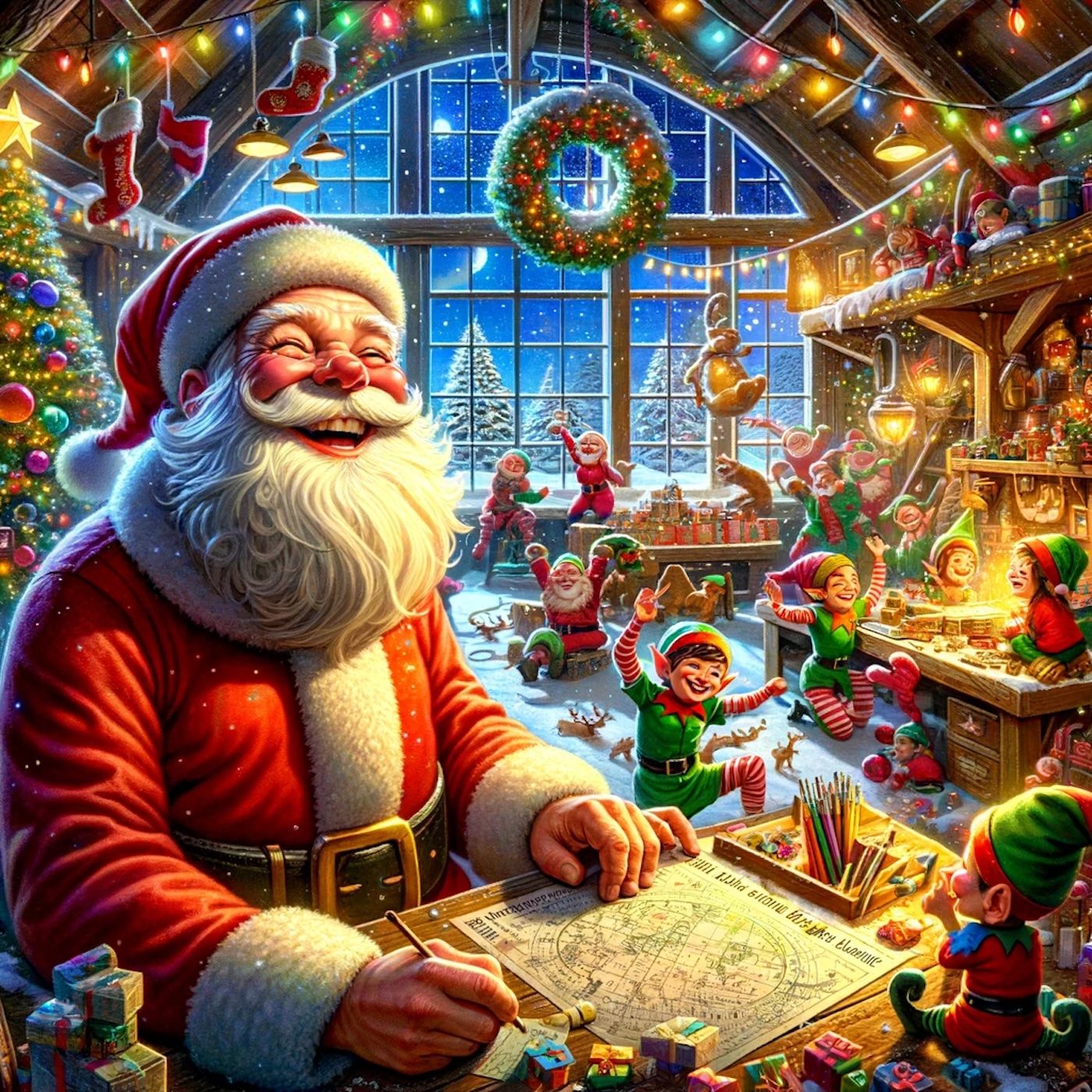 "The main reason Santa is so jolly is because he knows where all the bad girls live." episode artwork
