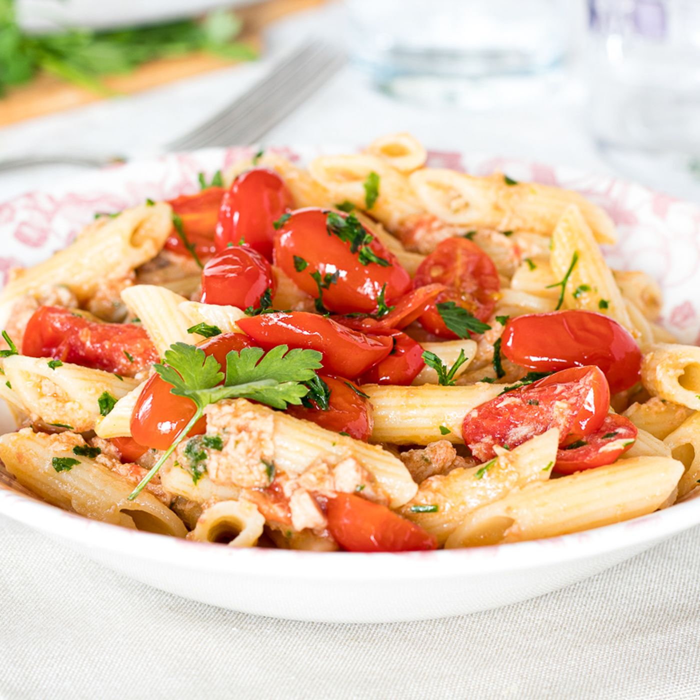 PASTA TONNO E POMODORINI