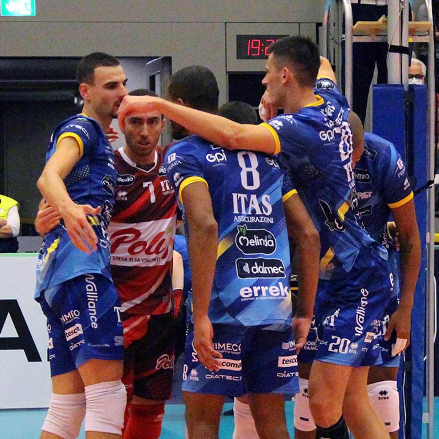 Giannelli Lucarelli e Lisinac dopo Mosca-Trento 0-3 in Svizzera
