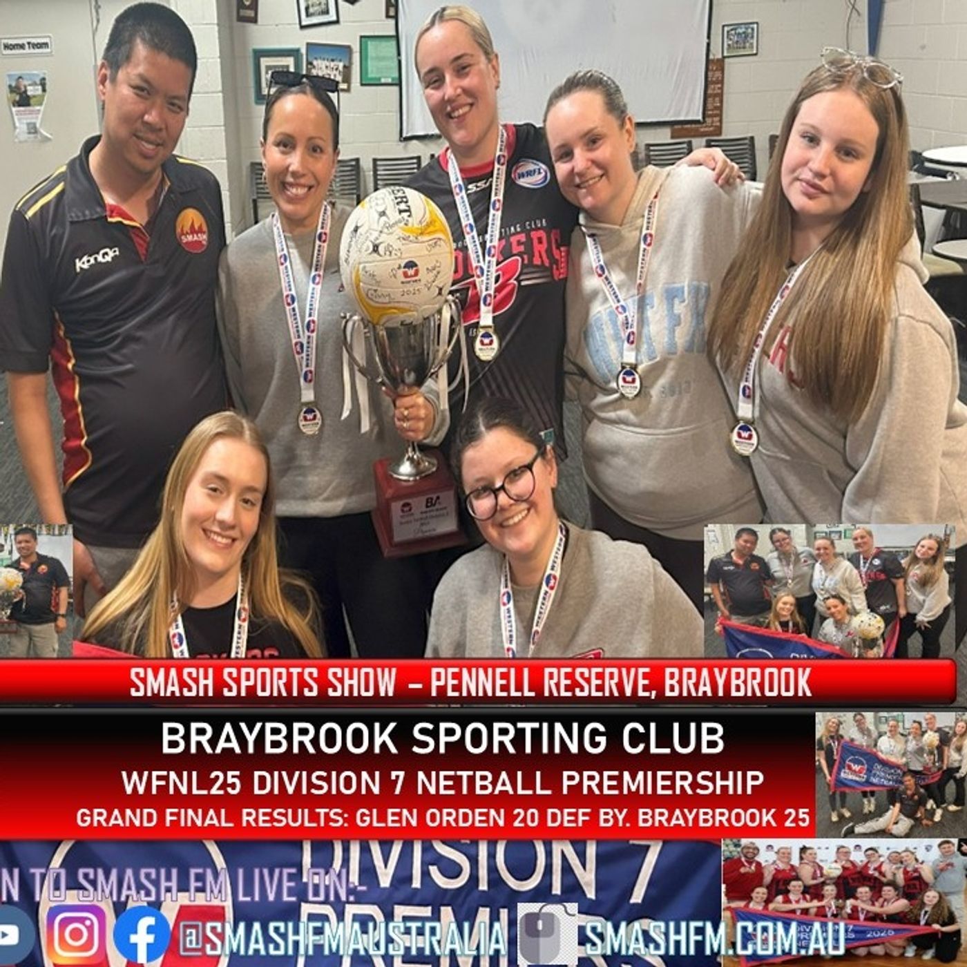 SSS15THYR: Braybrook FNC WFNL25 Division 7 Netball Premiership Interviews 150925