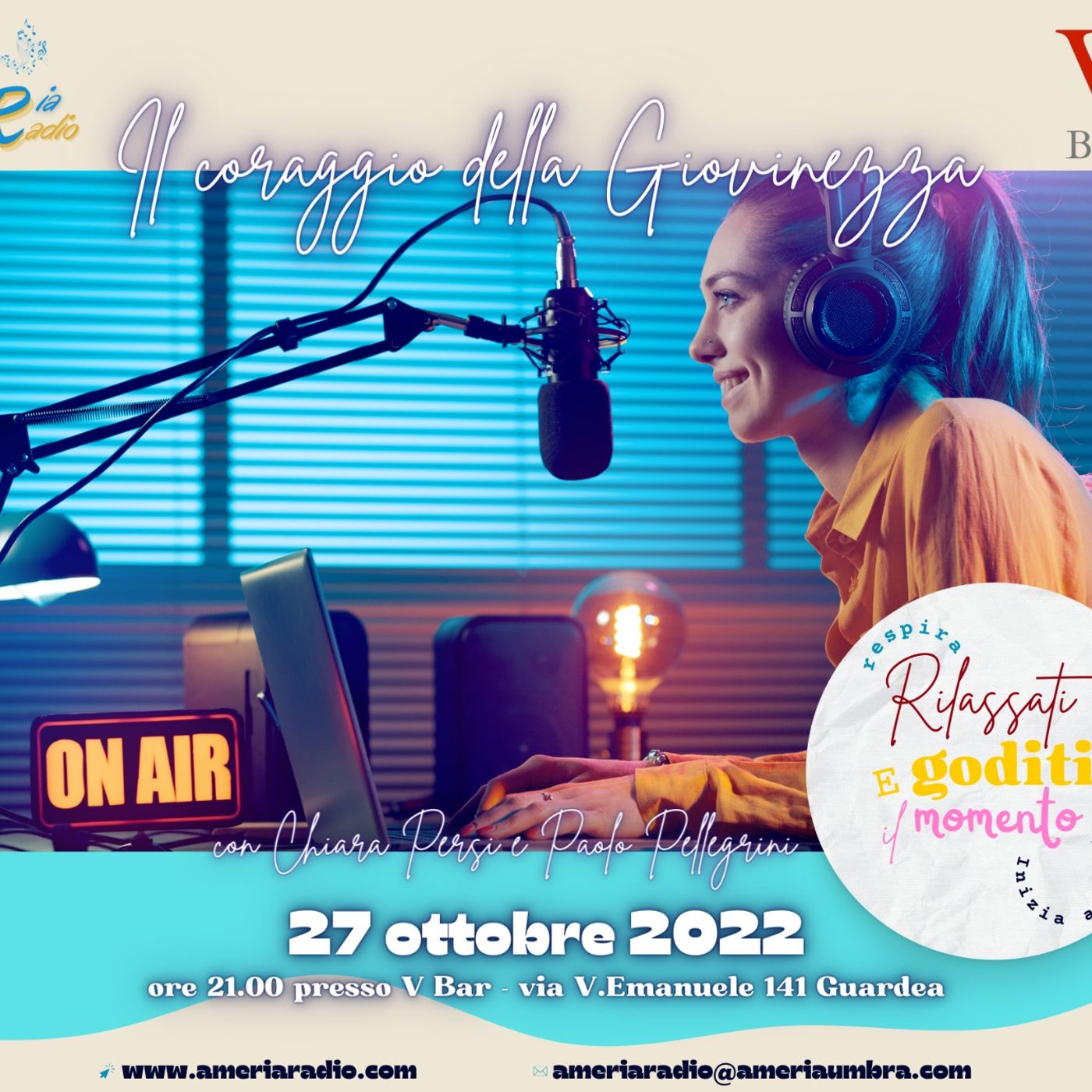 TERRITORIO E SOCIETA’ - a colloquio con il counselor Chiara Persi"Il Coraggio della Giovinezza" episode artwork