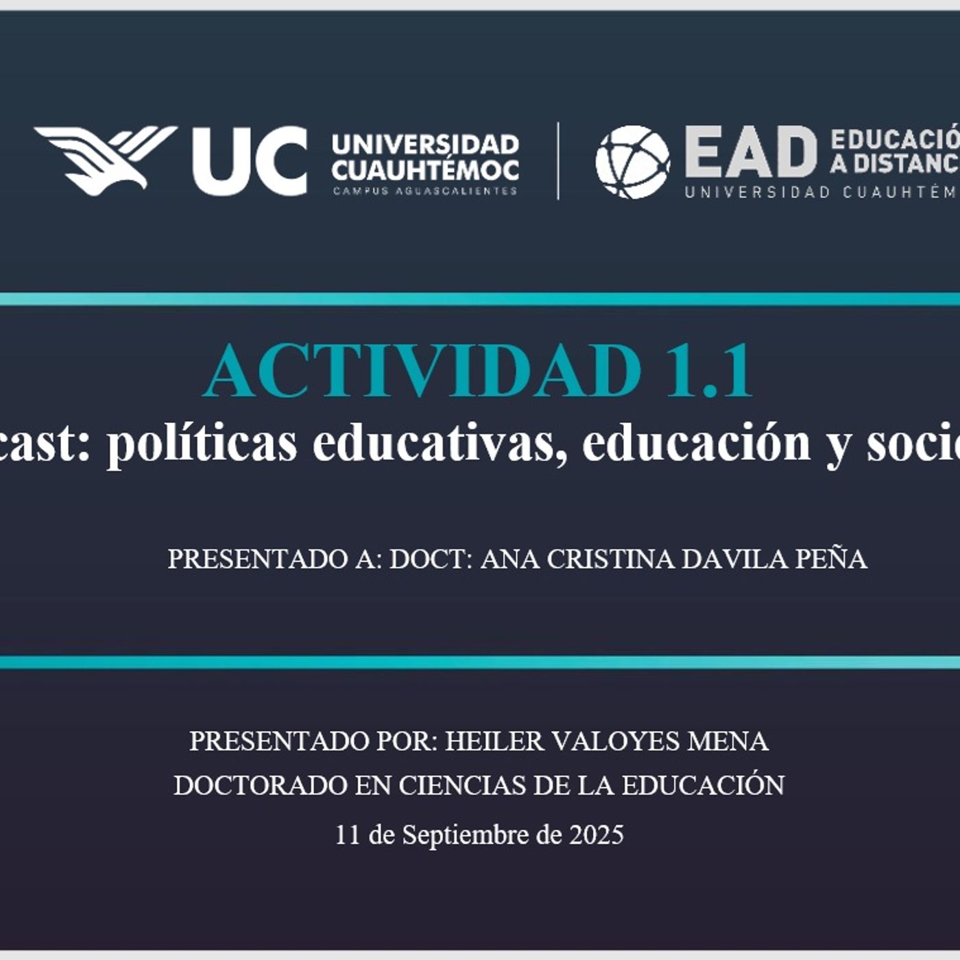 Podcast: políticas educativas, educación