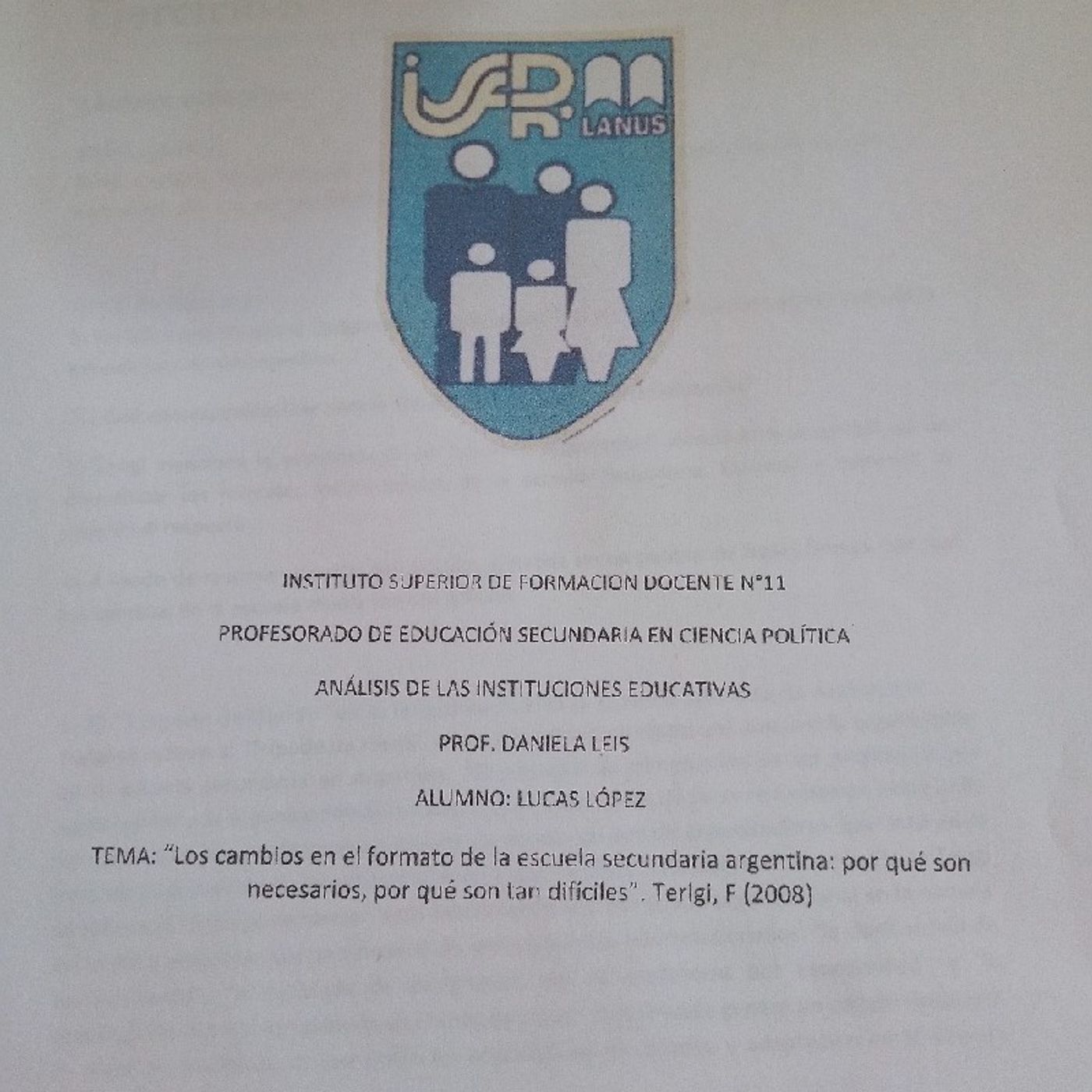 Episodio 5 - Análisis d las Instituciones educativas episode artwork