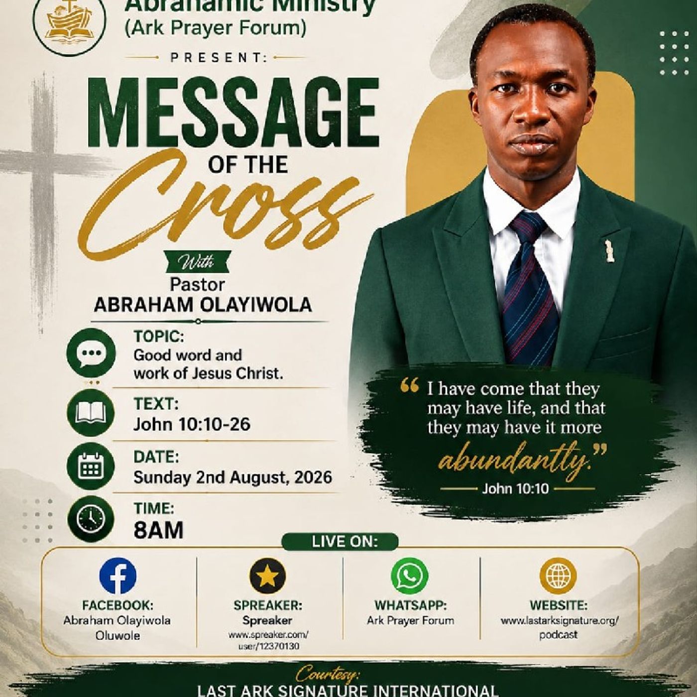 GOOD WORD AND WORK OF JESUS CHRIST (1) episode artwork