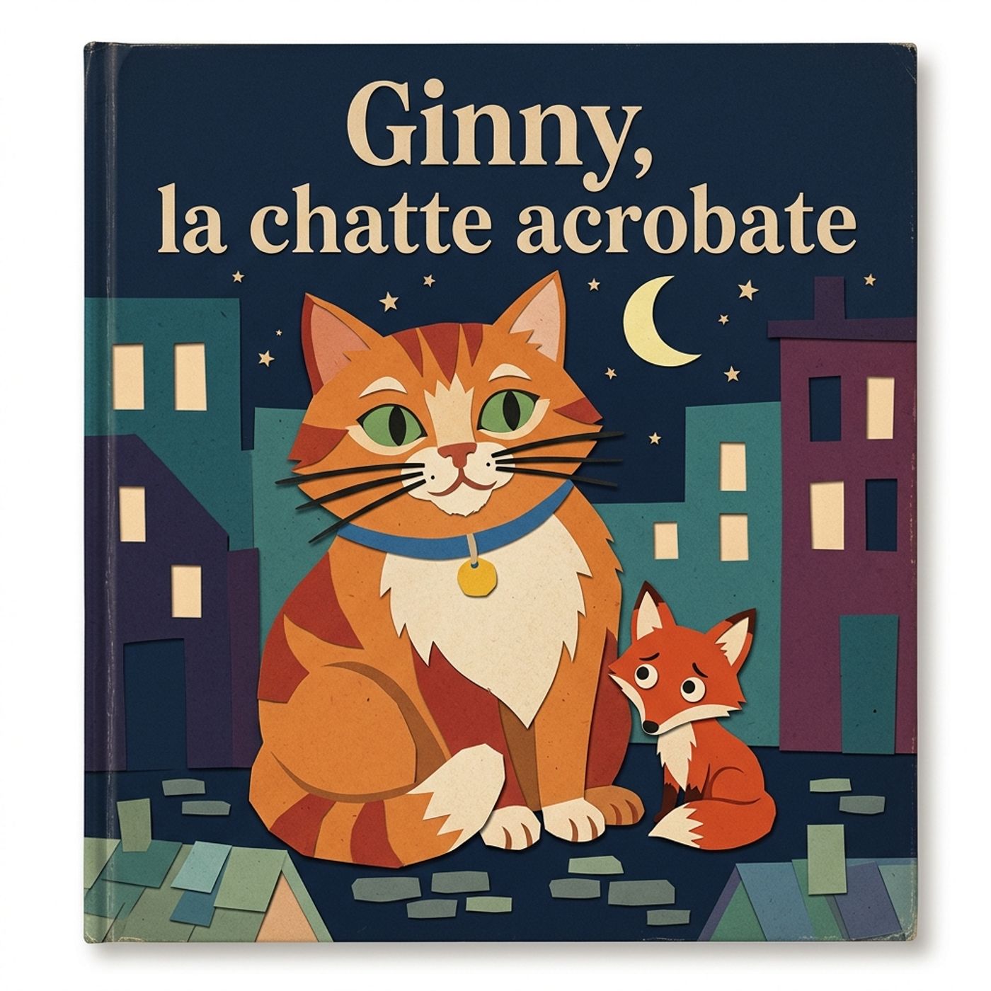 Ginny, la chatte rousse au cœur de renarde : Une Nuit sur les Toits de Londres｜【Conte original】