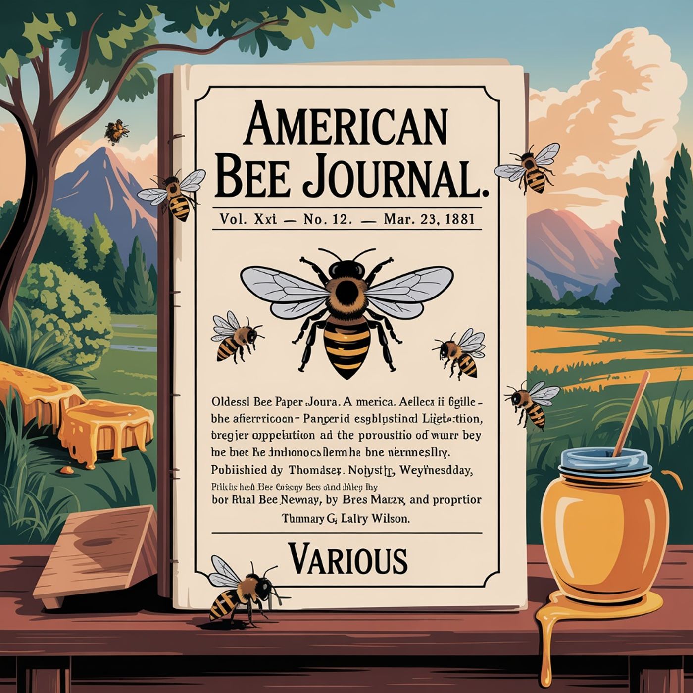 American Bee Journal. Vol. XVII, No. 12, Mar. 23, 1881