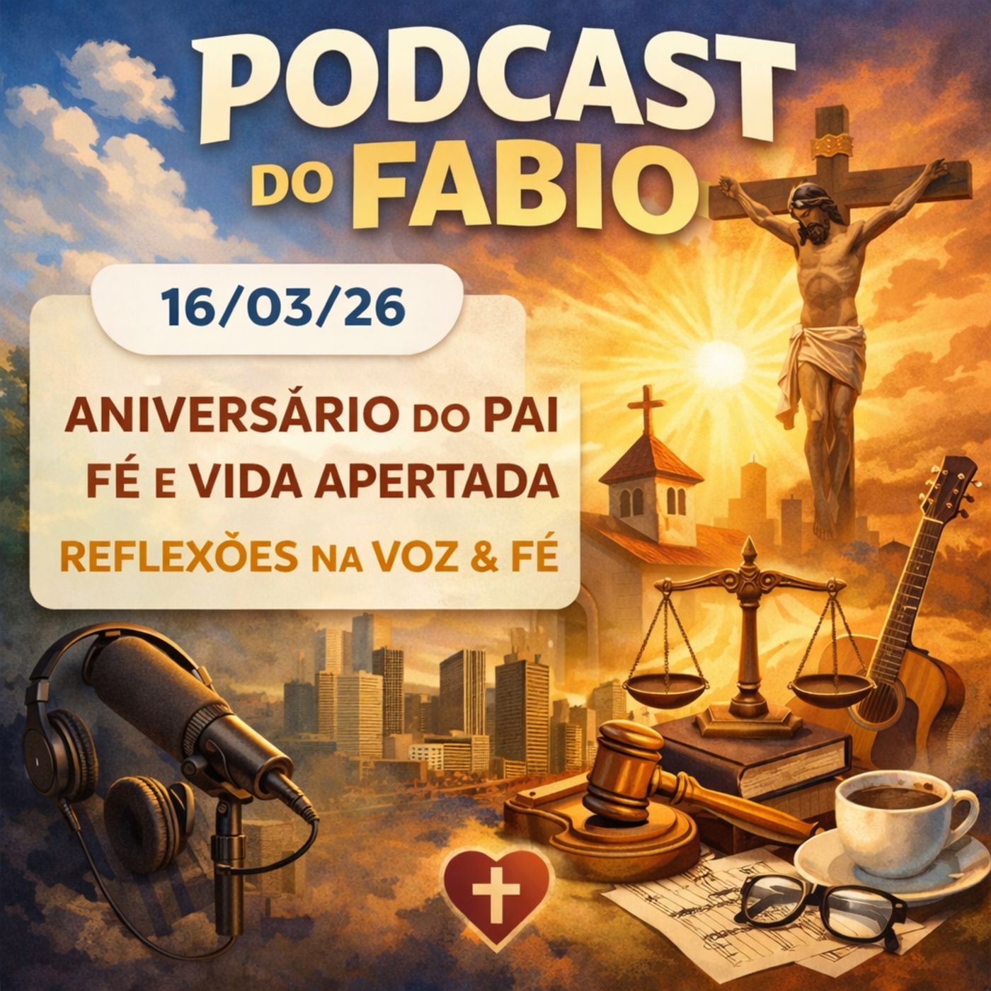 16 de Março de 2026 - Entre Saudade e Fé: Quando a Vida Está Puxada, Deus Sustenta