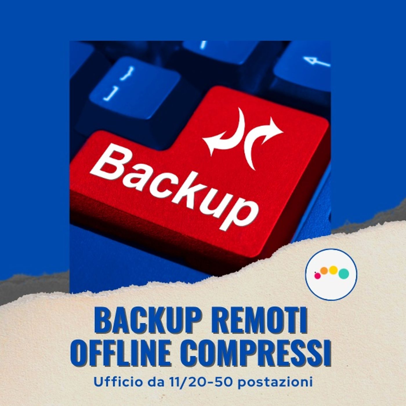 180👍🏻Backup Remoti OffLine Compressi in ufficio con più di 11 postazioni