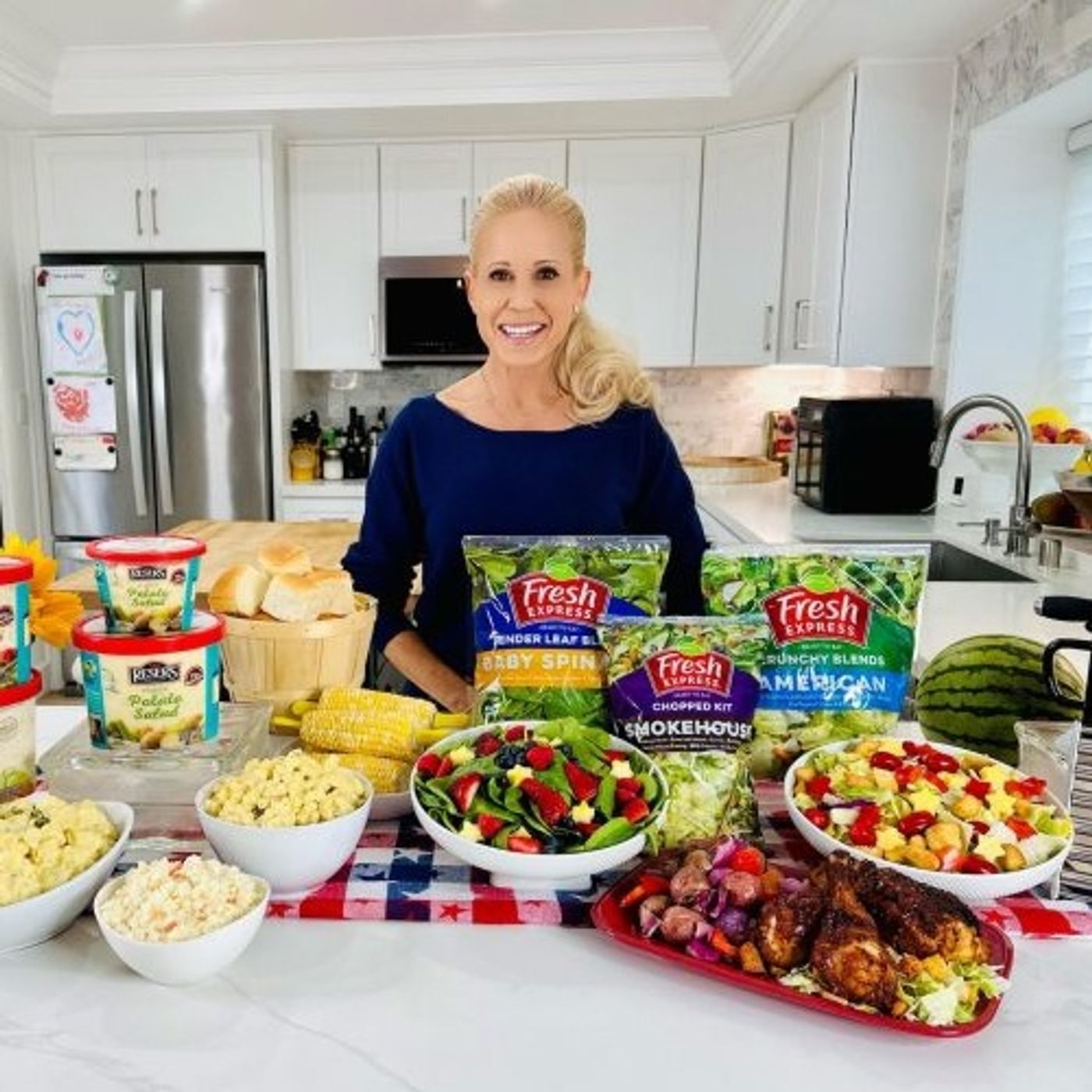 Chef Jamie Gwen shares some #summerseason entertaining tips on Conversations LIVE ~ @chefjamiegwen #summerdishes #saladmonth episode artwork