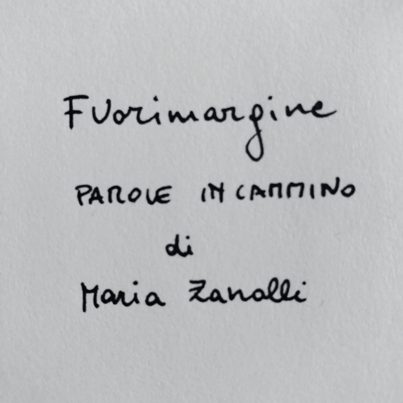 Fuorimargine | Parole in cammino | Maria