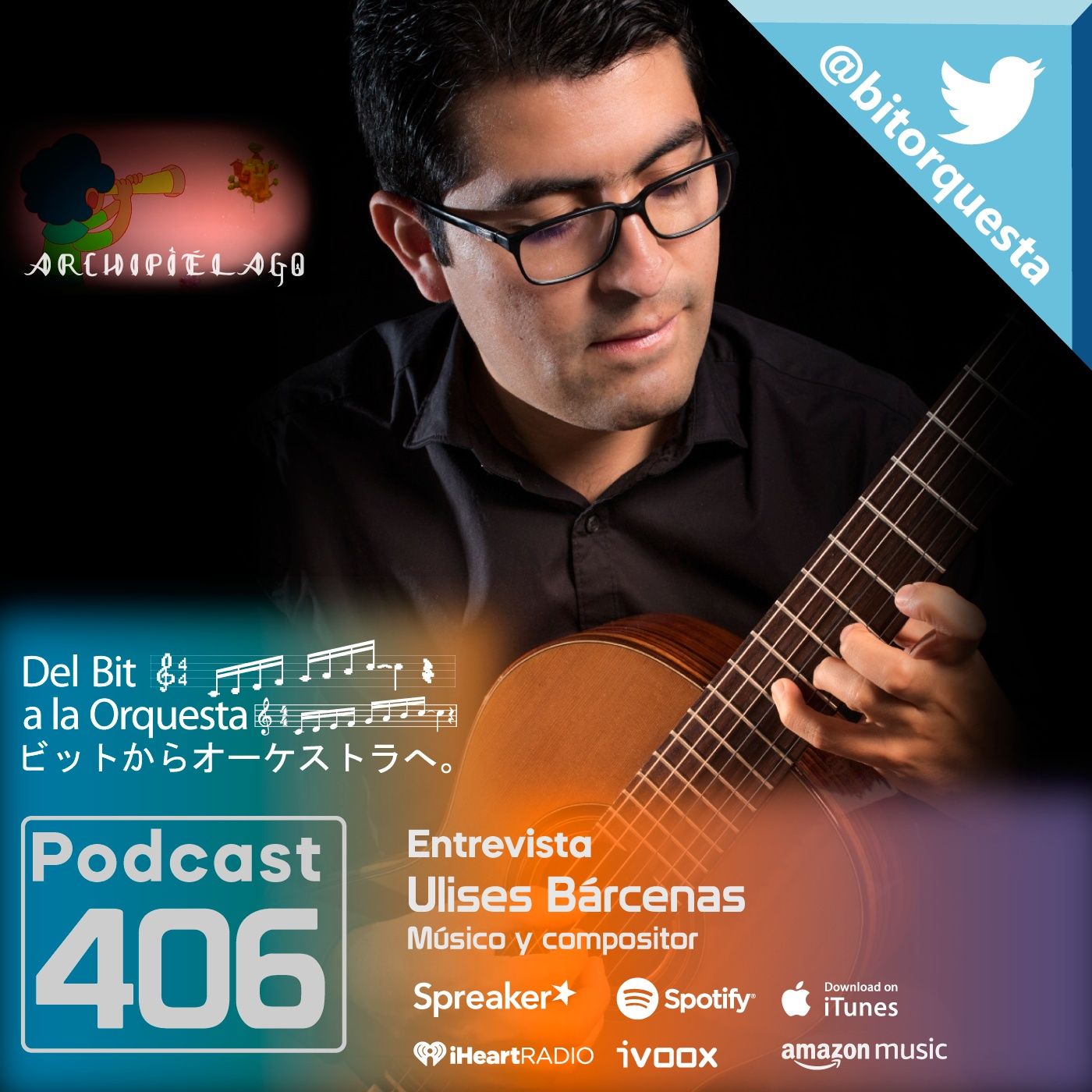 406 - Entrevista, Mtro. Ulises Bárcenas, Del Cartón a la Orquesta 5 episode artwork