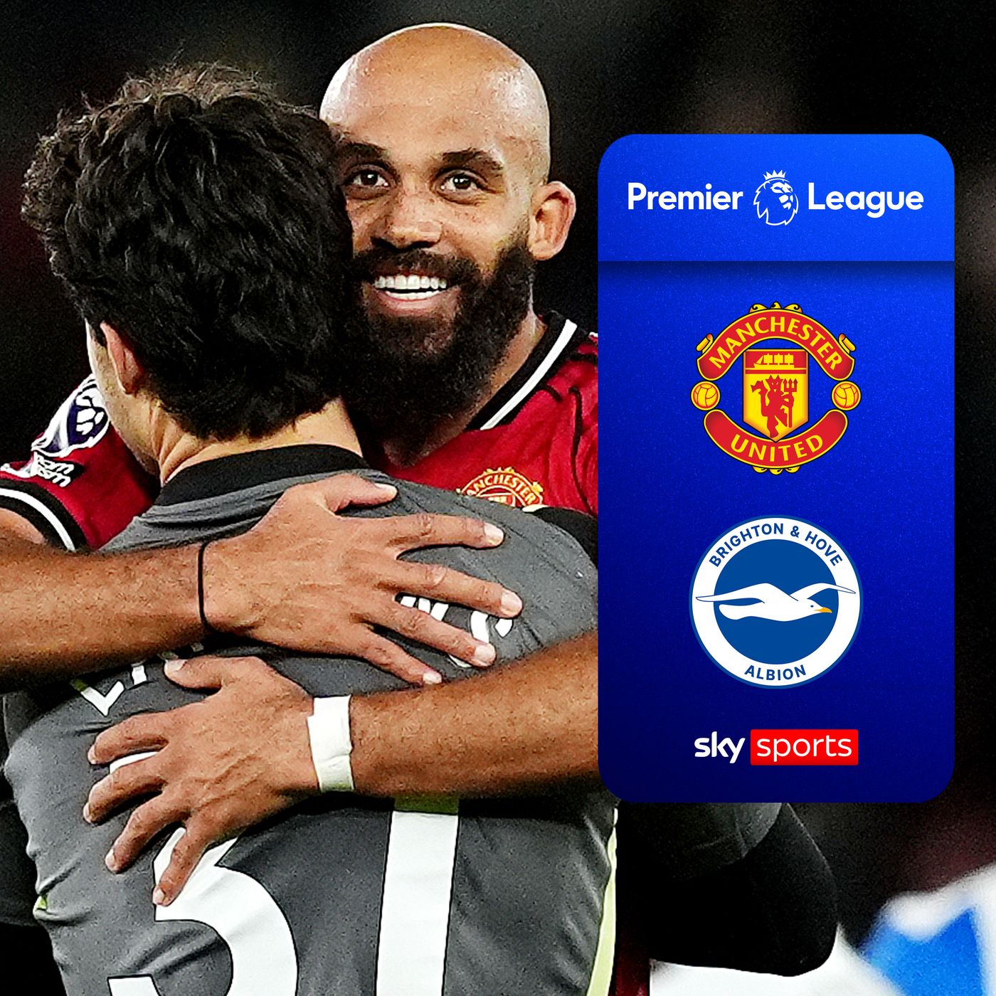 Man Utd continue good form with frantic Brighton win