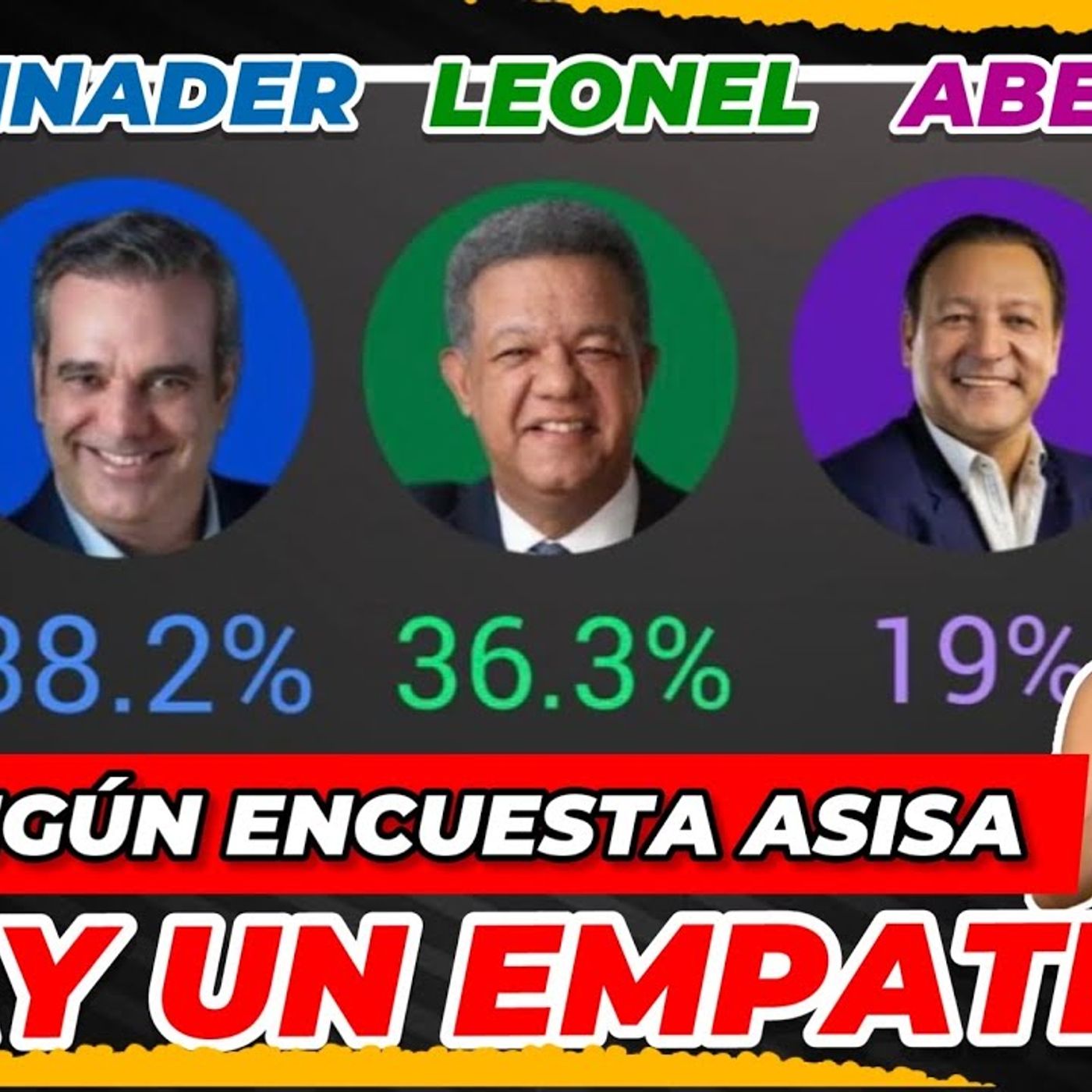 UN EMPATE ENTRE LEONEL Y ABINADER SEGÚN ENCUESTA ASISA episode artwork