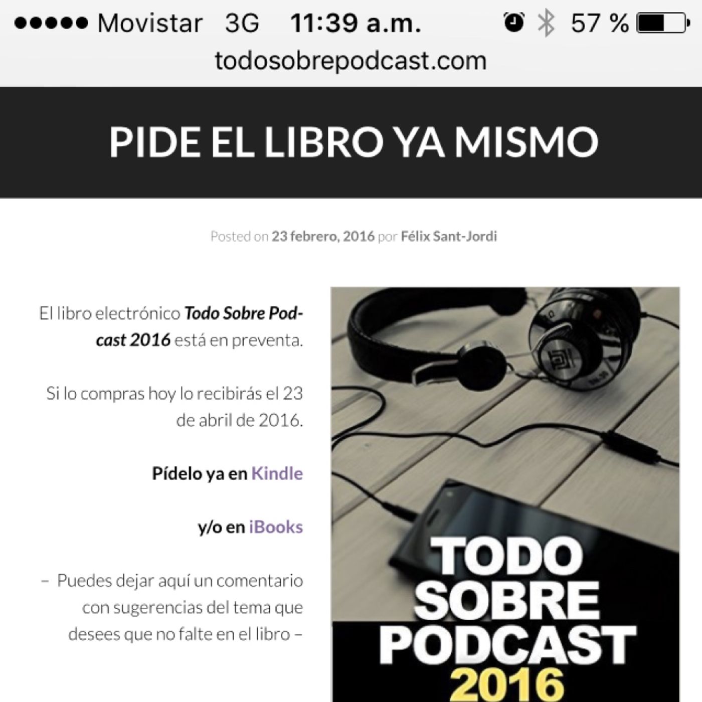 en #SantJordi regala TodoSobrePodcast.com