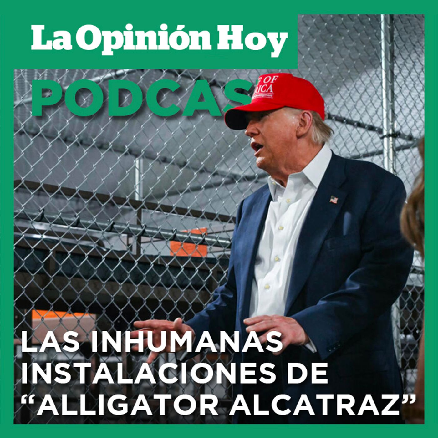 Migrantes en jaulas: Legisladores de Florida denuncian condiciones en Alligator Alcatraz.