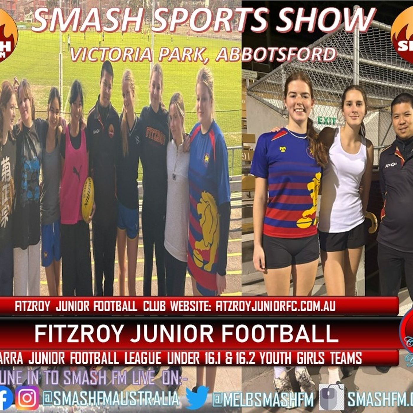 SSS10THYR: Fitzroy JFC U16 Youth Girls Football Interviews 030823