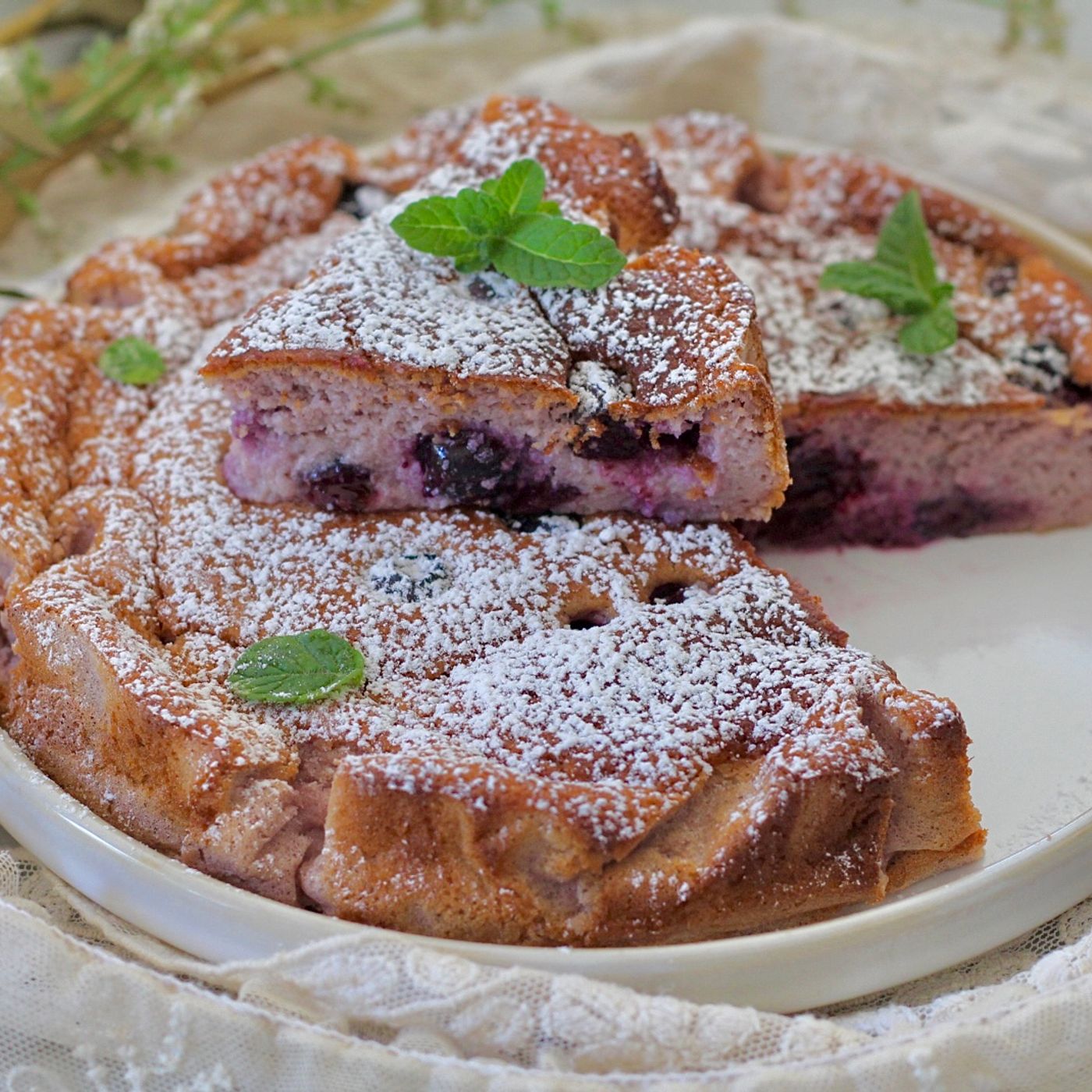 Torta ai mirtilli e yogurt senza farina e senza glutine, ricetta veloce episode artwork