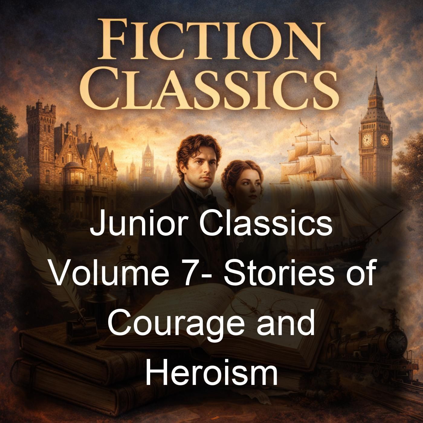 Junior Classics Volume 7-  Stories of Courage and Heroism cover art