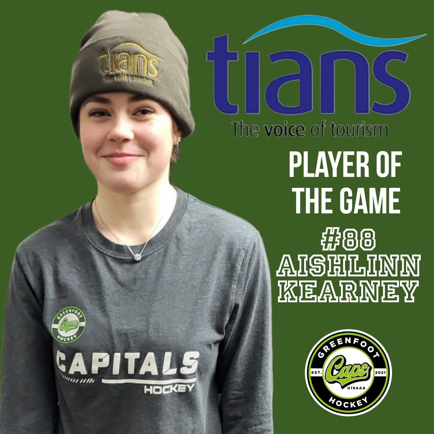 TIANS Player of the Game - Aishlinn Kearney episode artwork