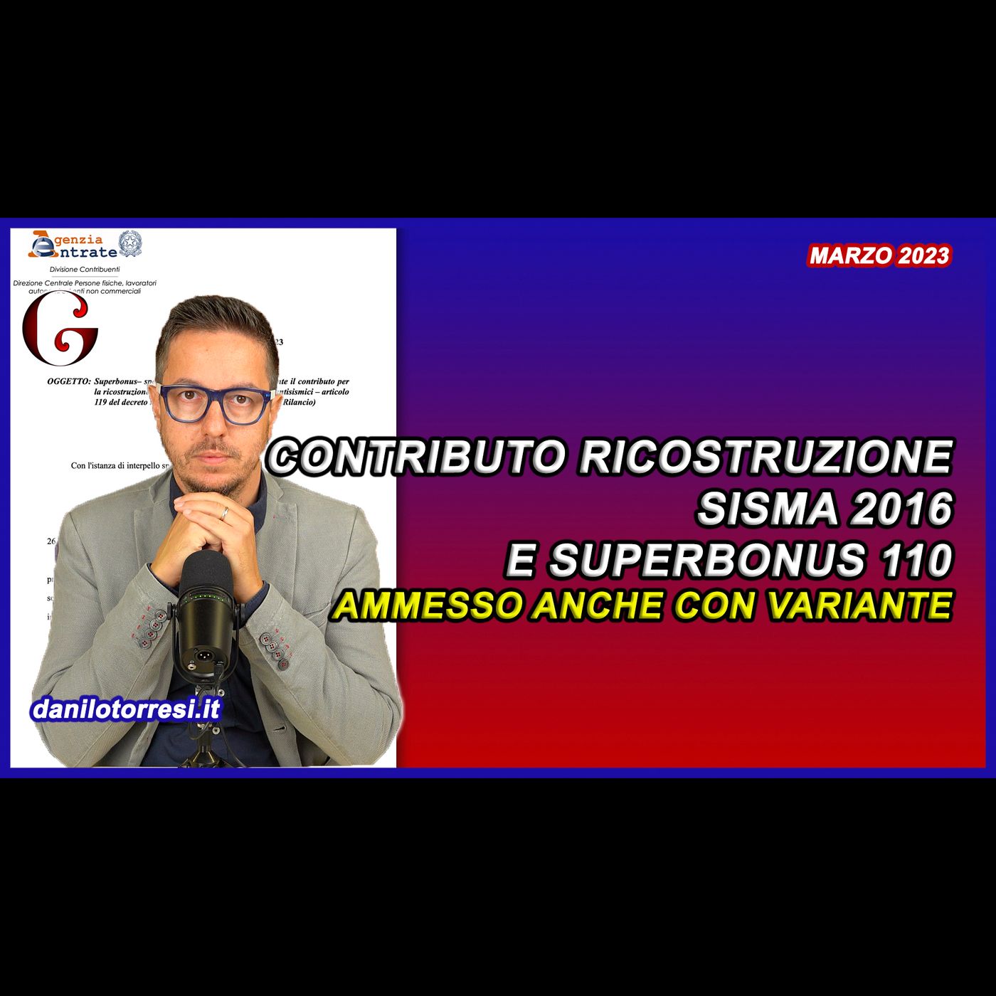SUPERBONUS 110 Sisma 2016: ammesse le spese con varianti in corso d’opera - risposta 222 del 2023 episode artwork