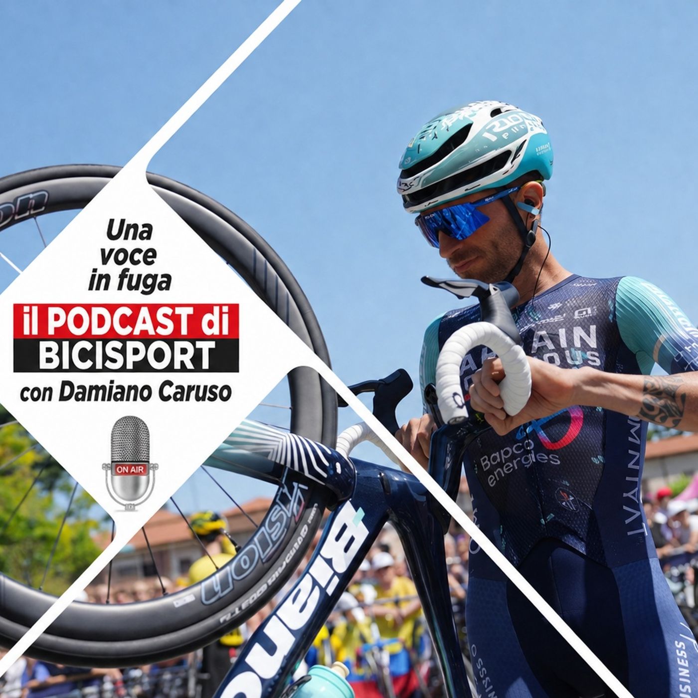 Tour de France, Caruso: «Emozionato come la prima volta. Mi piacerebbe chiudere la carriera sui Campi Elisi» episode artwork