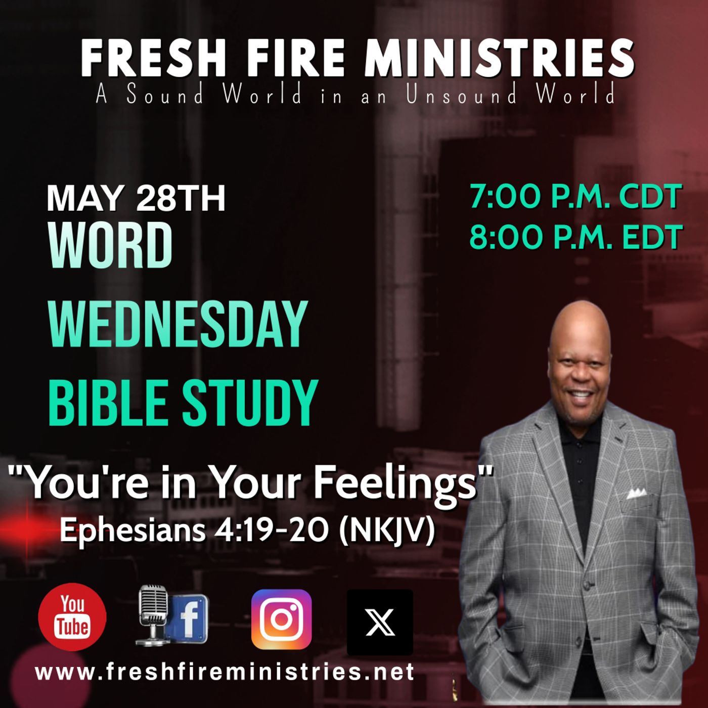 Word Wednesday Bible Study "You're in Your Feelings"  Ephesians 4:19-20 (NKJV) episode artwork