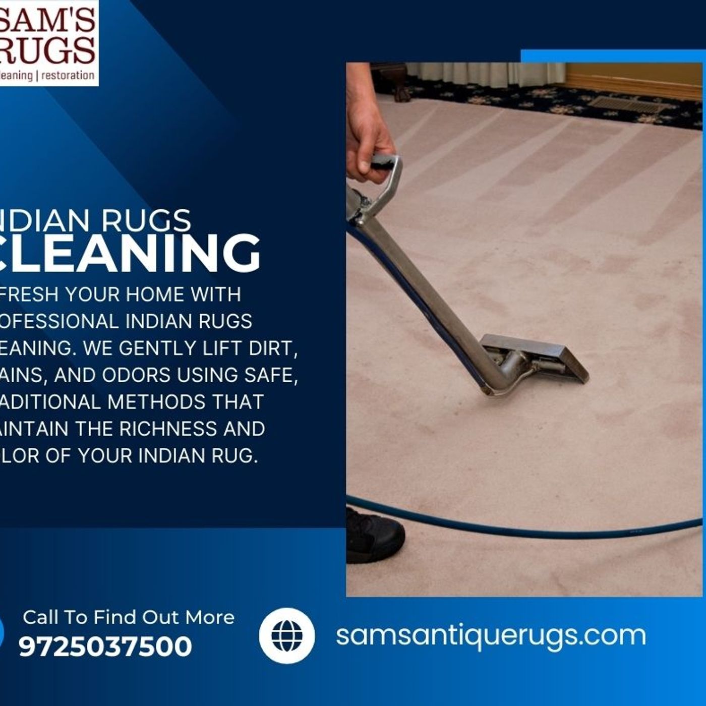 Indian Rugs Cleaning – Gentle Wash for Hand-Woven Wool and Silk Indian Carpets episode artwork