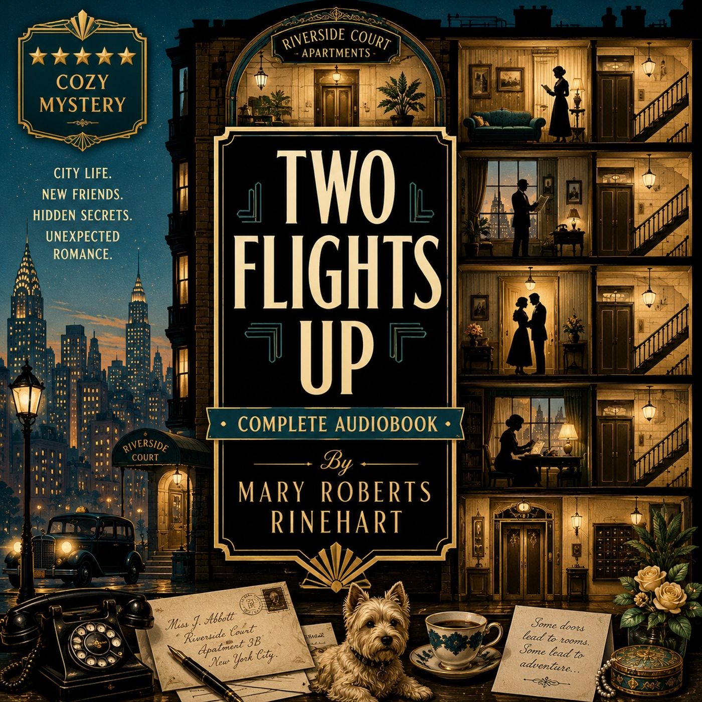 Two Flights Up by Mary Roberts Rinehart | Complete Audiobook | Charming Mystery, Romance & Apartment Life Classic episode artwork