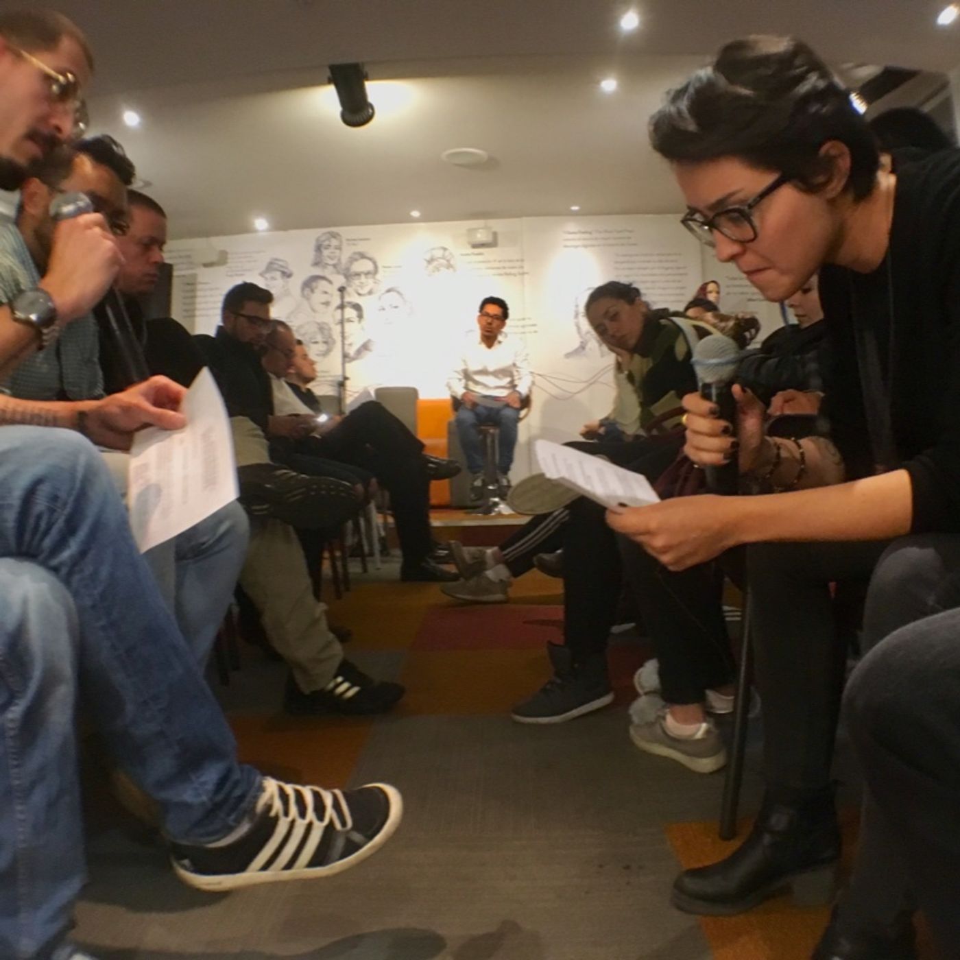 Desde la clase en Bogotá