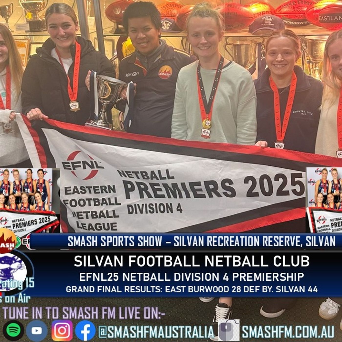 SSS15THYR: Silvan FNC EFNL25 Netball Division 4 Premiership Interviews 040925