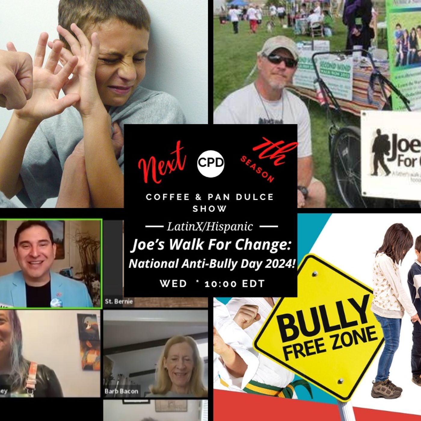 “Joe’s Walk For Change: National Anti-Bully Day 2024!”– #CPD0319-10022024 episode artwork