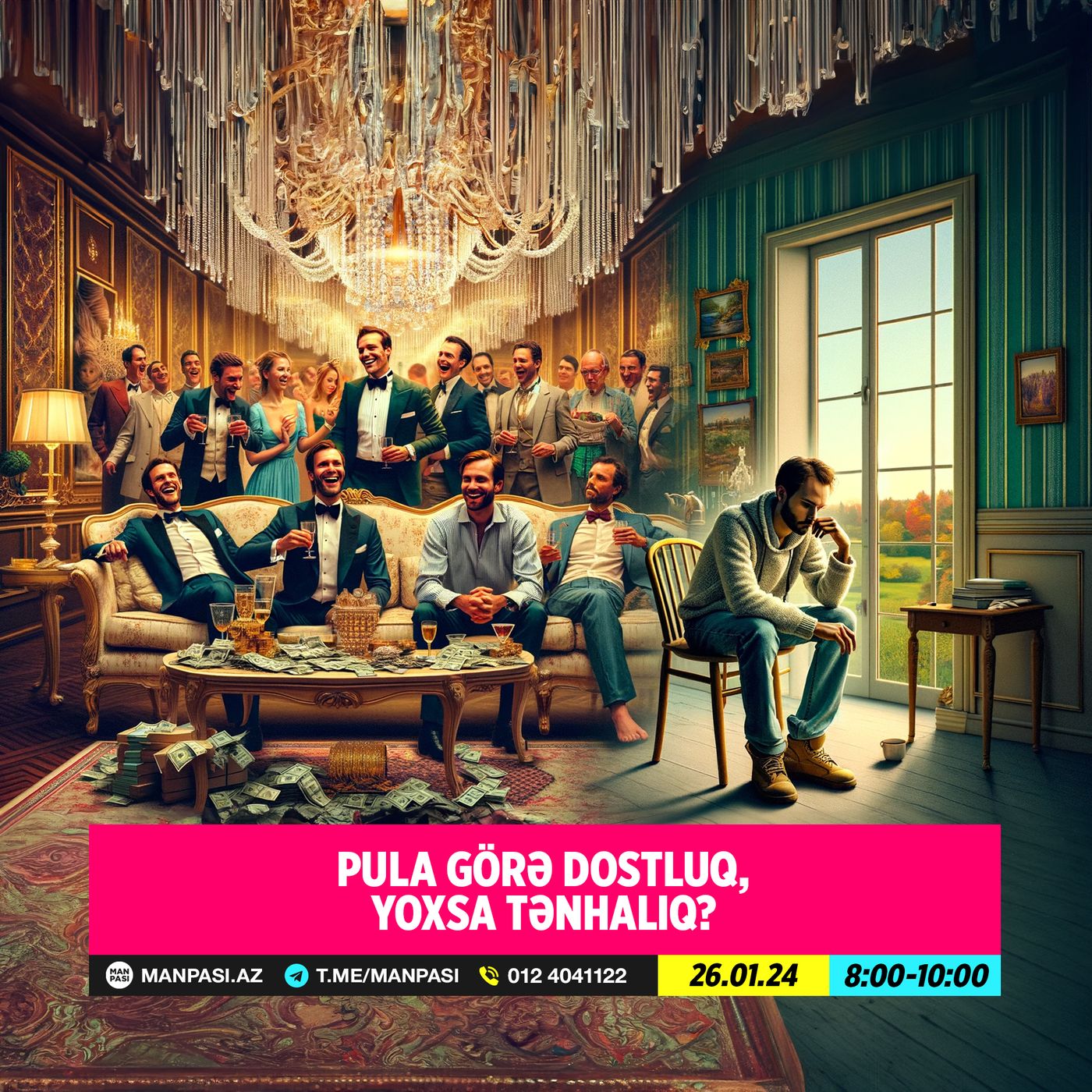 Pula görə dostluq, yoxsa tənhalıq? 26.01.2024