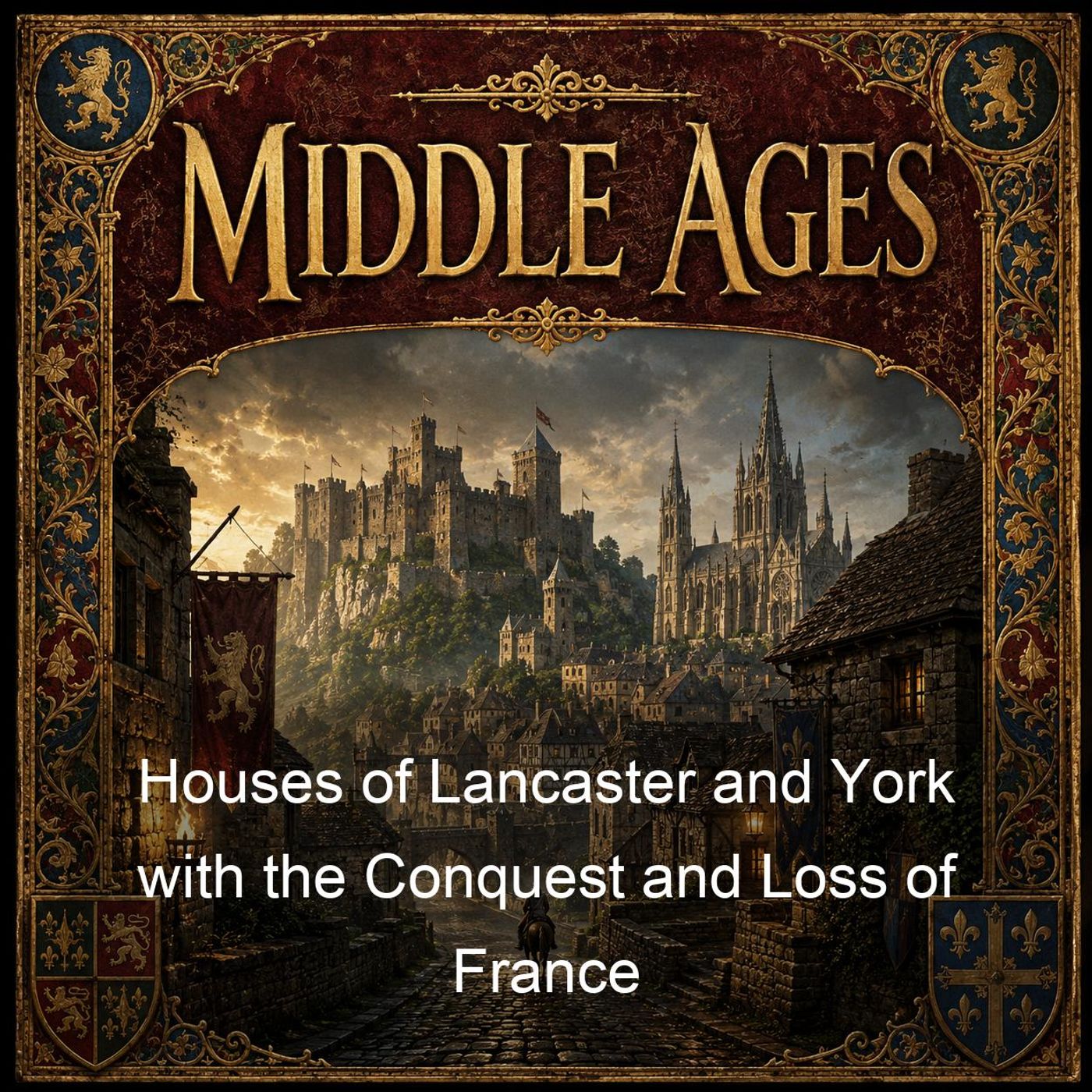 Houses of Lancaster and York with the Conquest and Loss of France