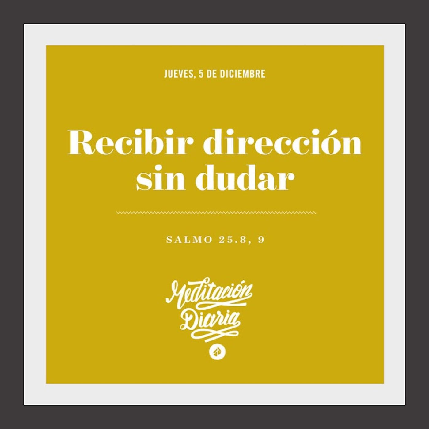 Recibir dirección sin dudar