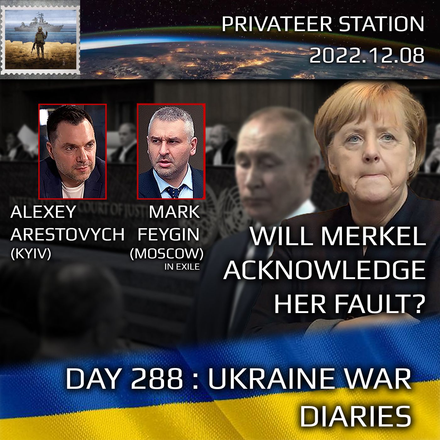 cover of episode War Day 288: Ukraine War Chronicles with Alexey Arestovych & Mark Feygin