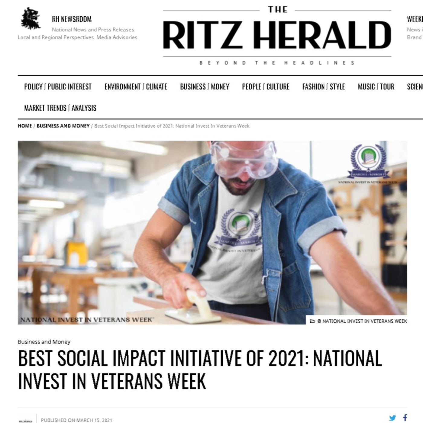 National Invest In Veterans Week®