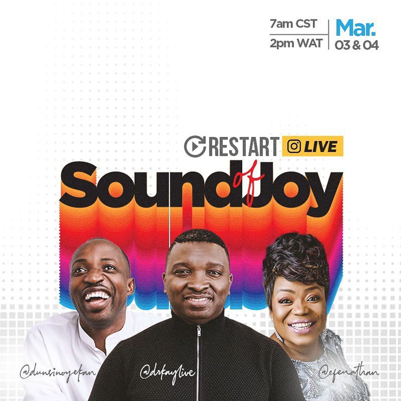 Sounds of Joy (Restart with Dr. Kay Ijisesan) - 3rd March 2021 episode artwork