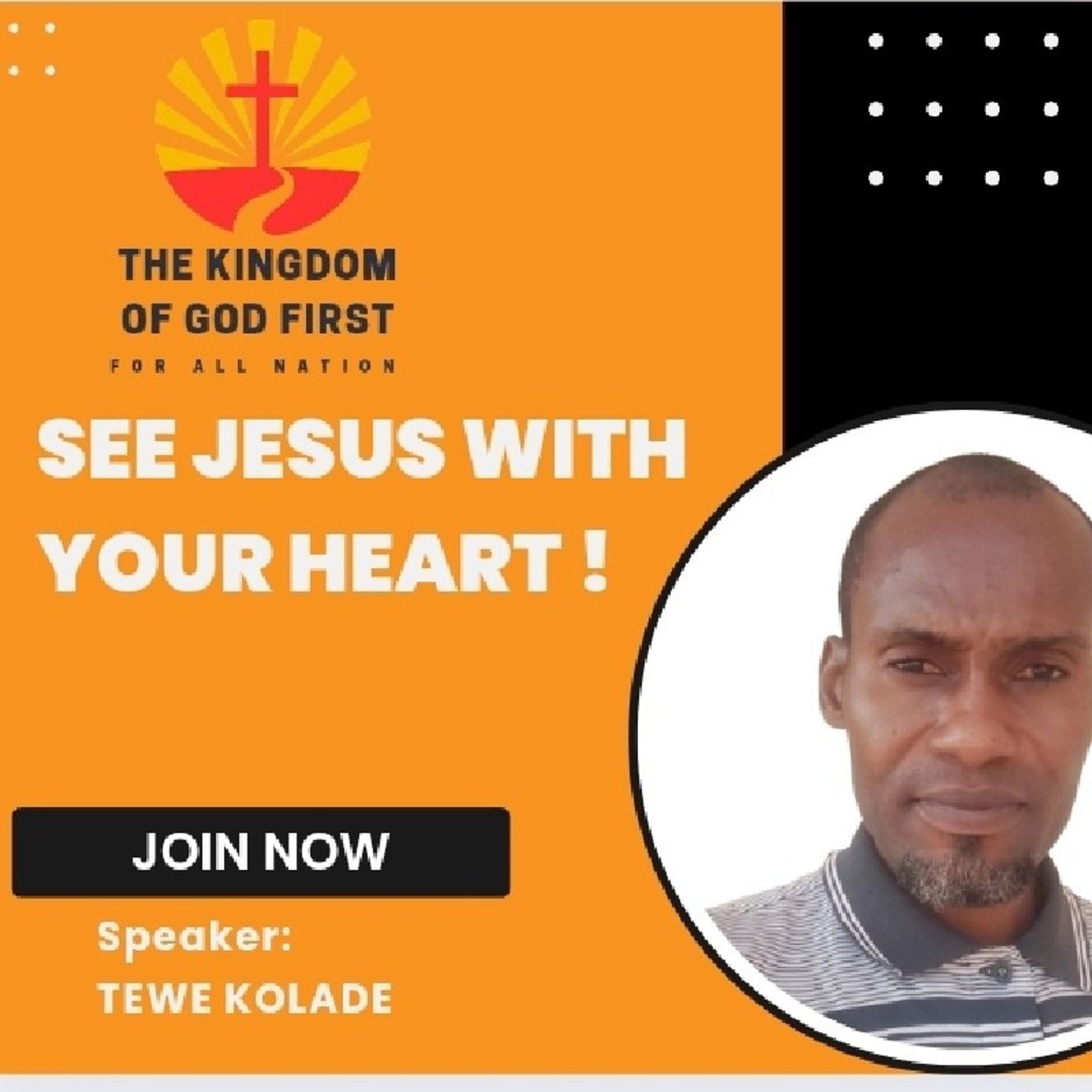 SEE JESUS WITH YOUR HEART!