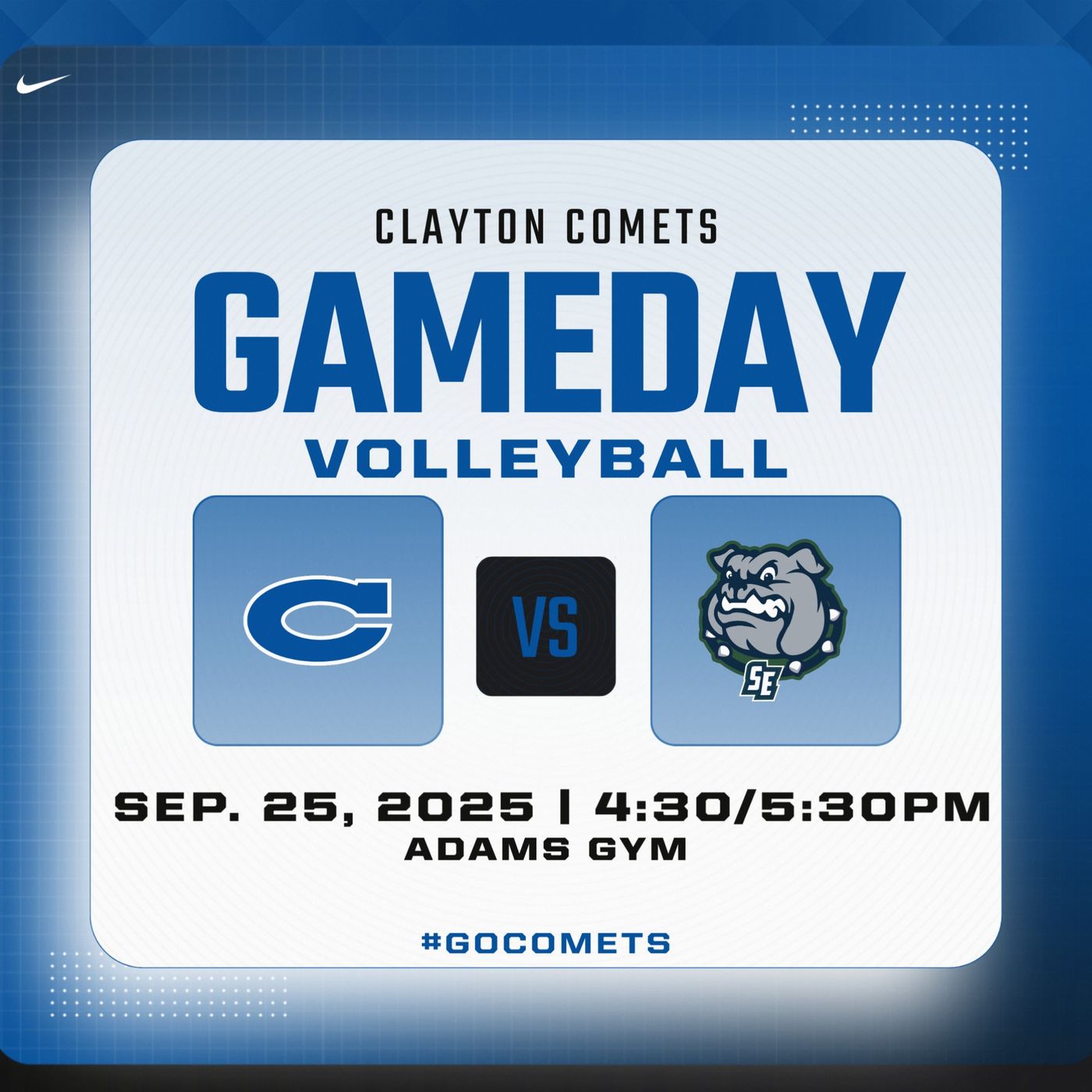 Conference Varsity Volleyball Southeast Raleigh Bulldogs VS Clayton Comets