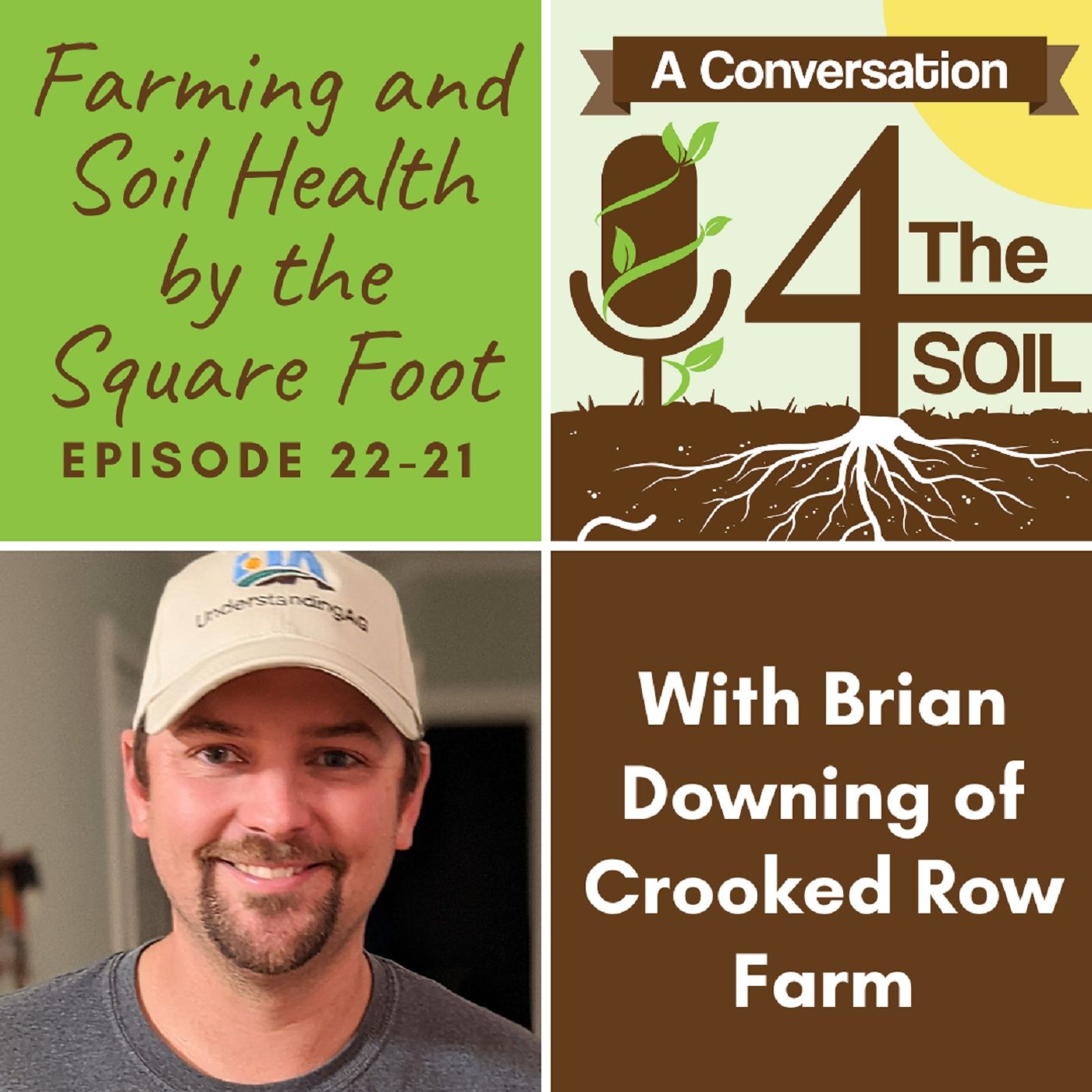 Episode 22 - 21: Farming and Soil Health by the Square Foot with Brian Downing of Crooked Row Farm