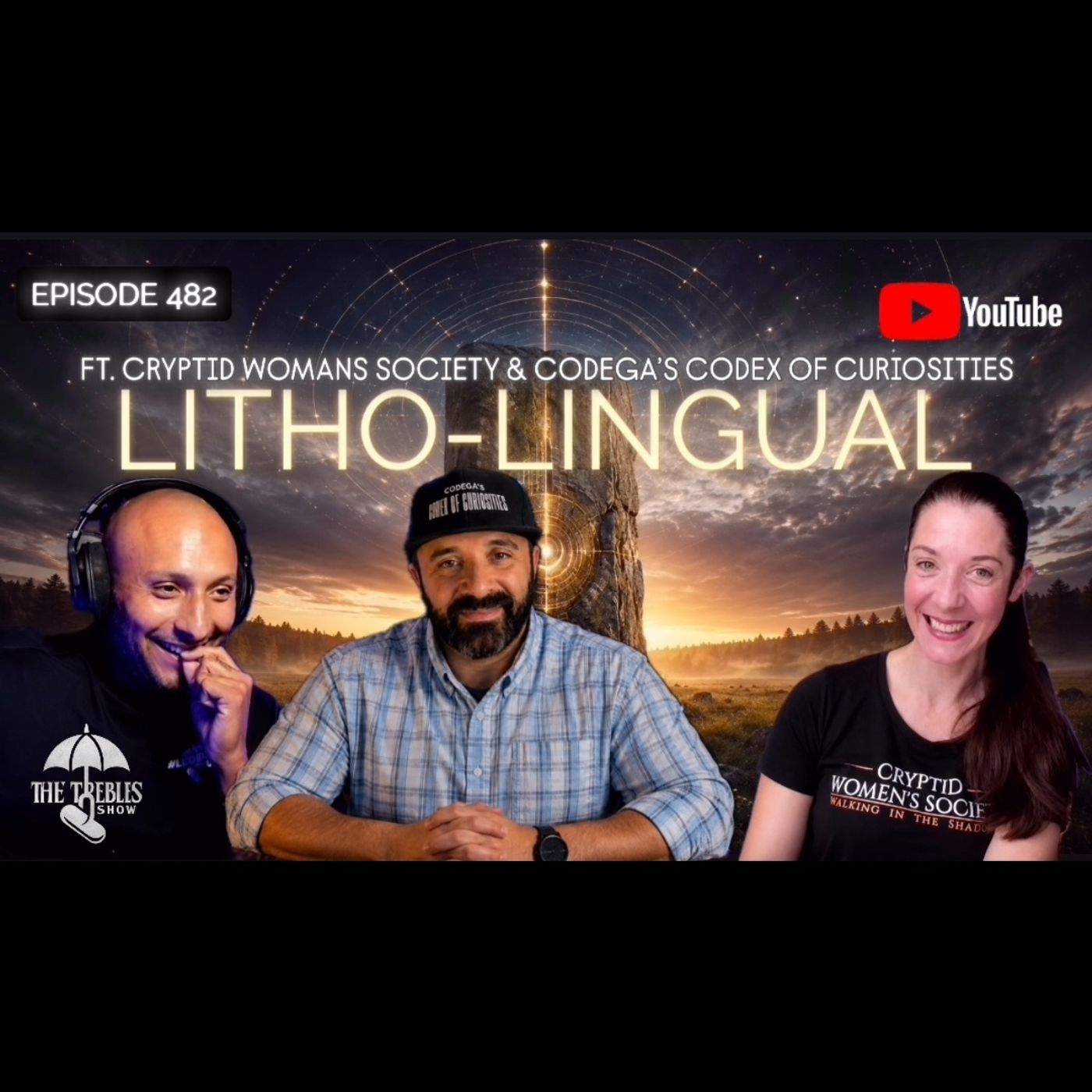 Litho-Lingual! Ft. Cryptid Womans Society, Codega’s Codex of Curiosities & Trebles Garcia episode artwork