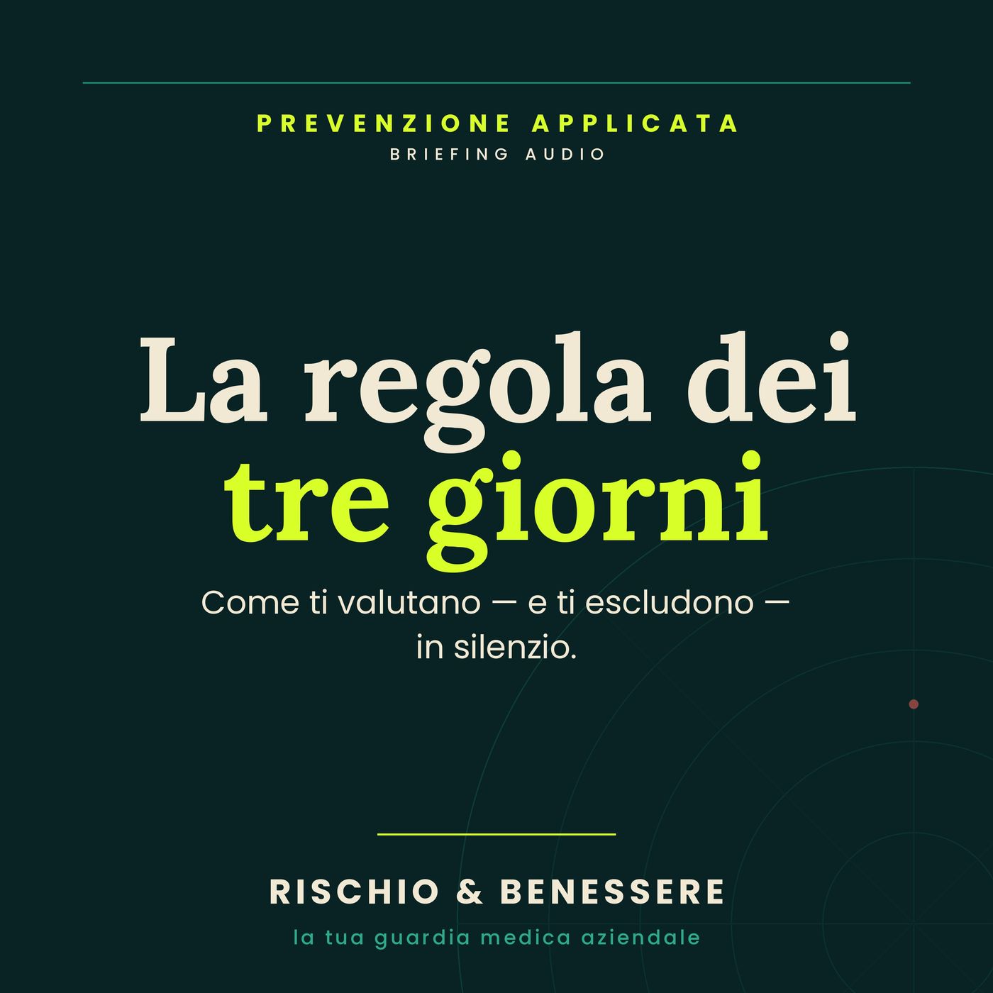 Tre giorni per provare la tua tenuta esterna episode artwork