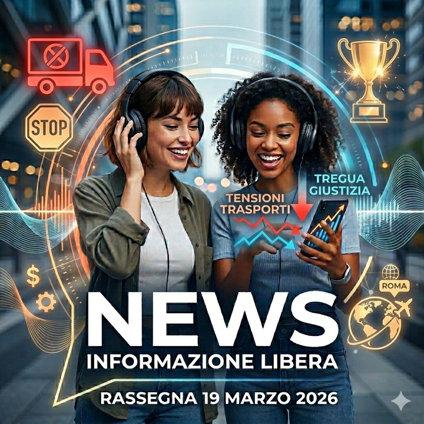 Rassegna stampa 19 Marzo 2026: Blocchi stradali, Tregua Nordio e Sinner a Roma episode artwork