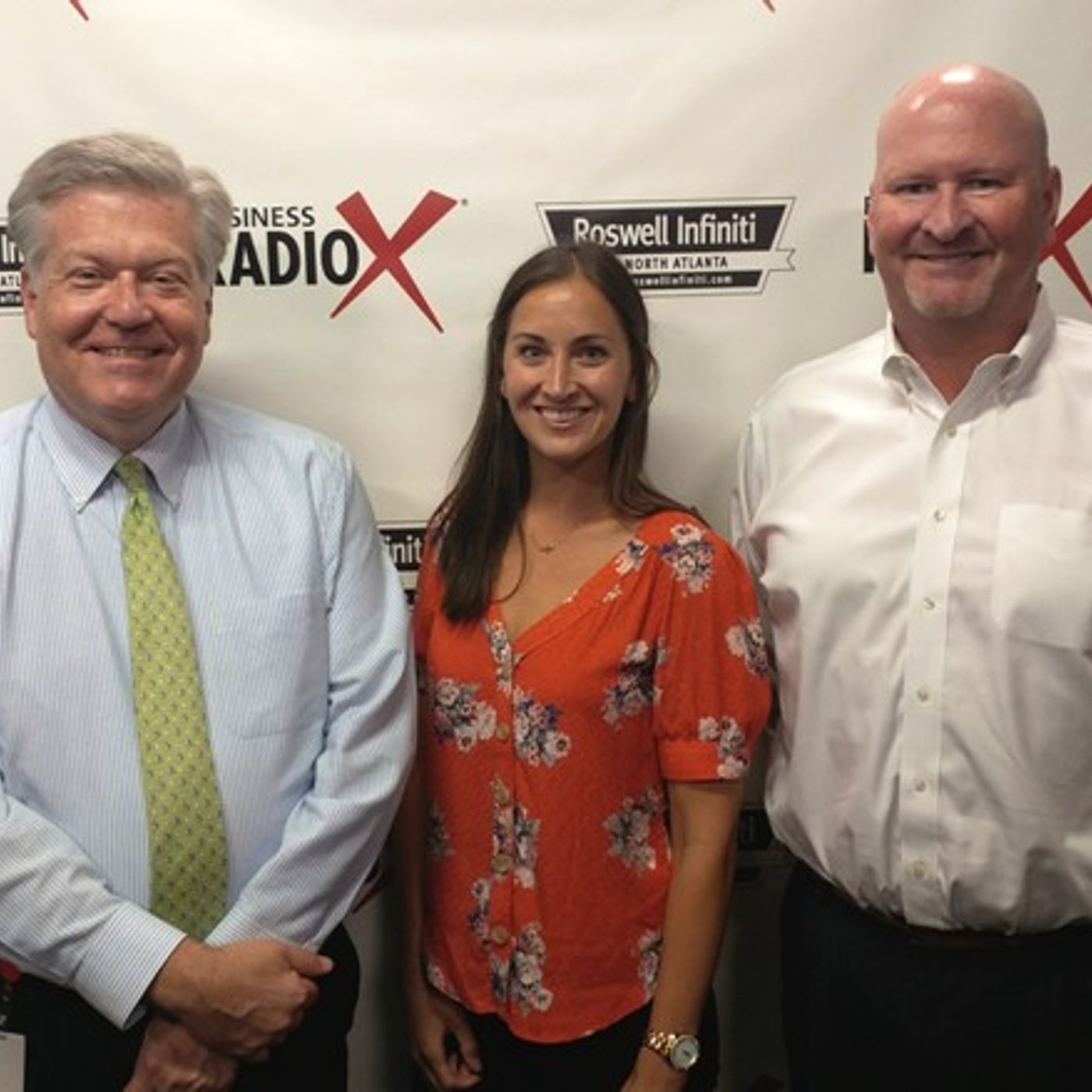 Tom Briggette with Pioneer Capital Group and Kyli Owen with 27th and Leo episode artwork