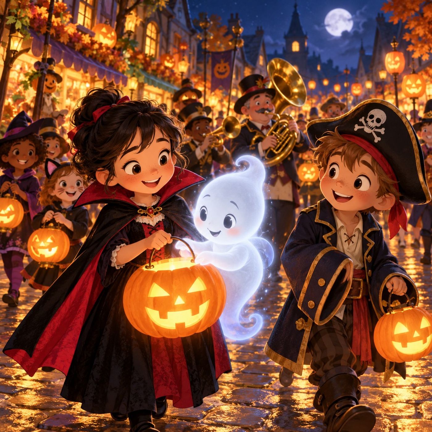 Spooky the Friendly Ghost's Halloween Adventure