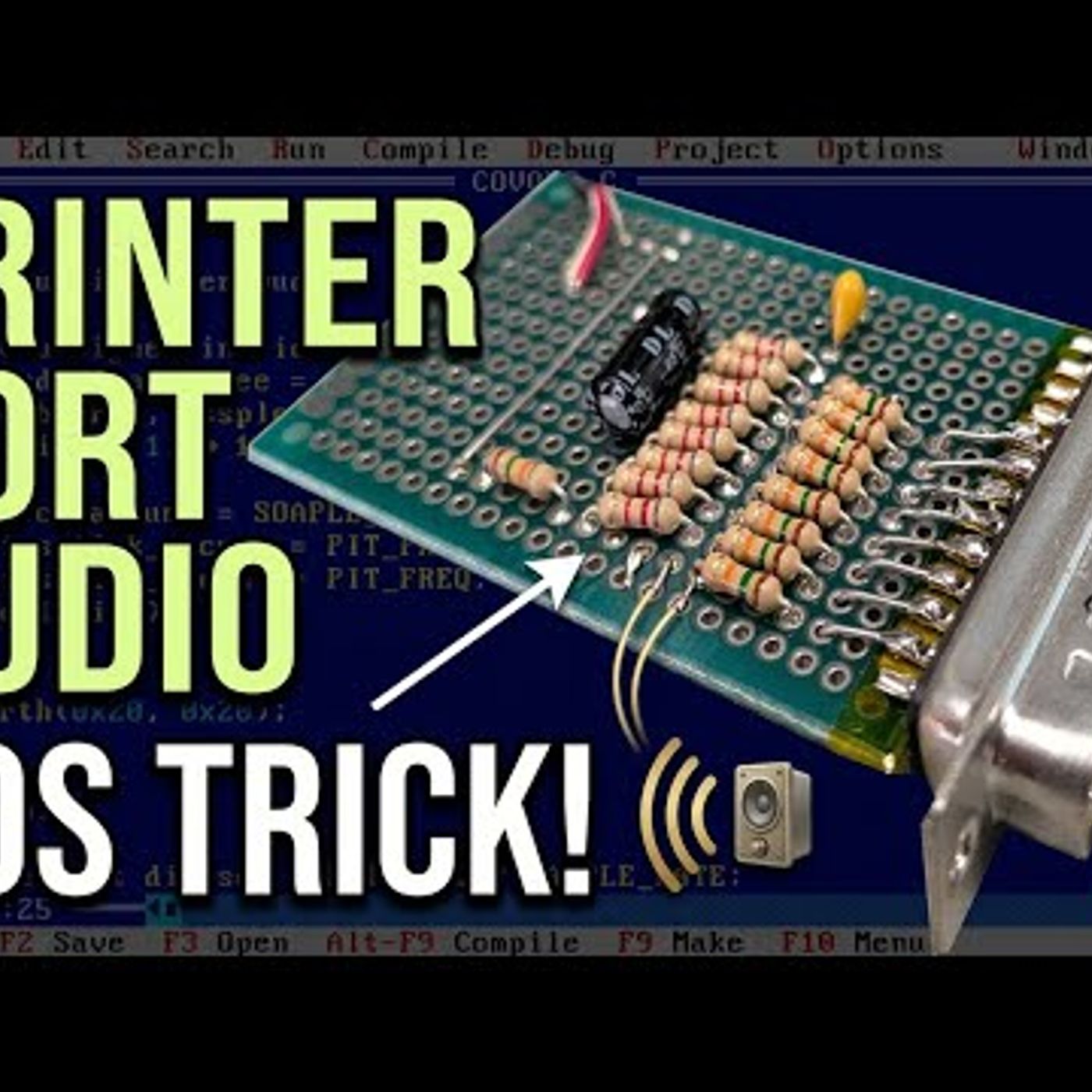 Parallel Port to Speaker - MS-DOS Audio Trick episode artwork