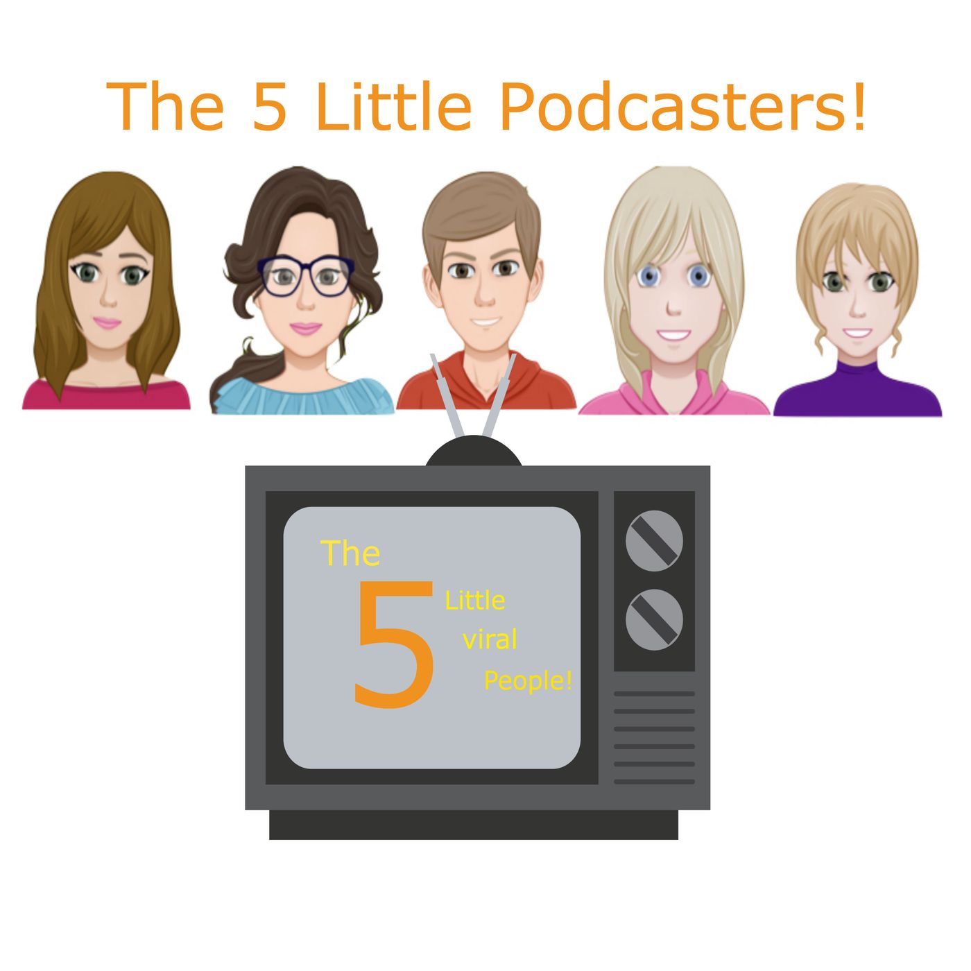 The 5 Little podcasters!